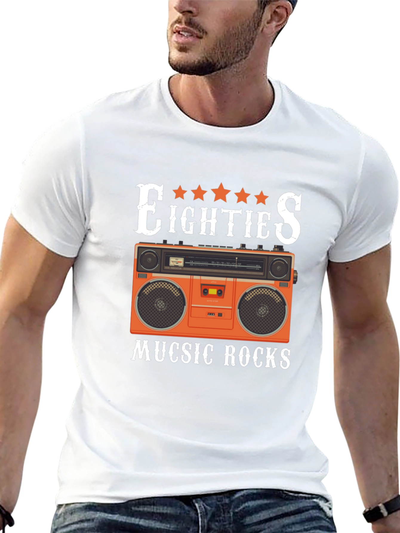 Eighties Music Rocks T-Shirt