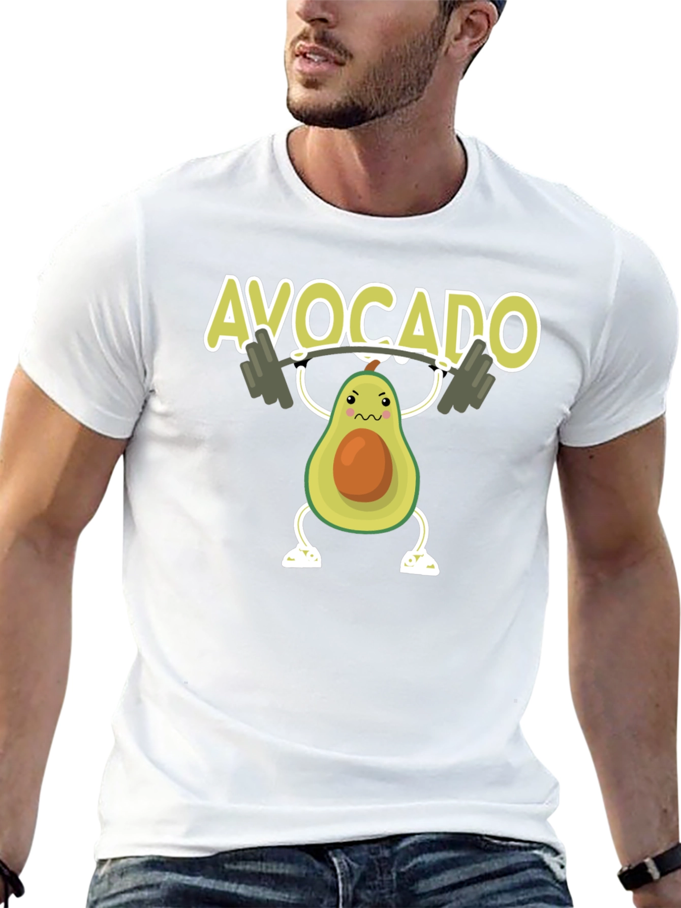 Avocado Gym T-Shirt - Funny Workout Tee
