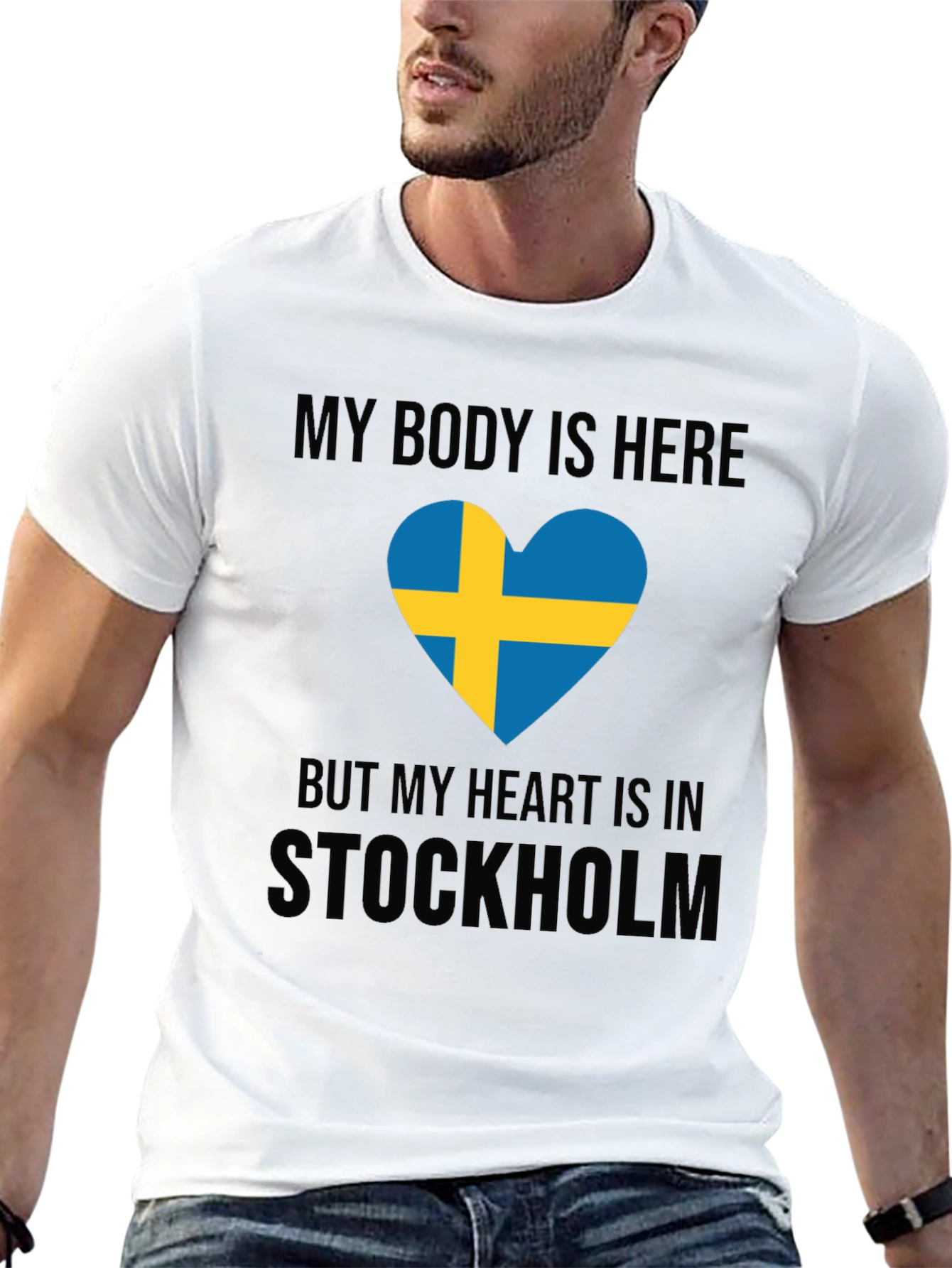 Sweden Heart Stockholm T-Shirt