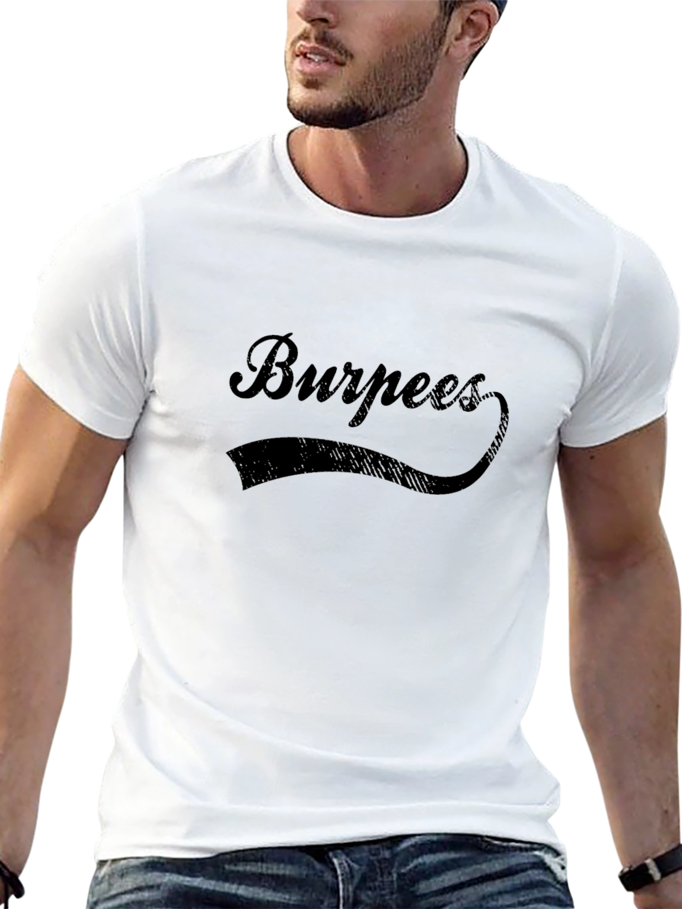 Burpees Graphic Tee - Fitness Workout Shirt