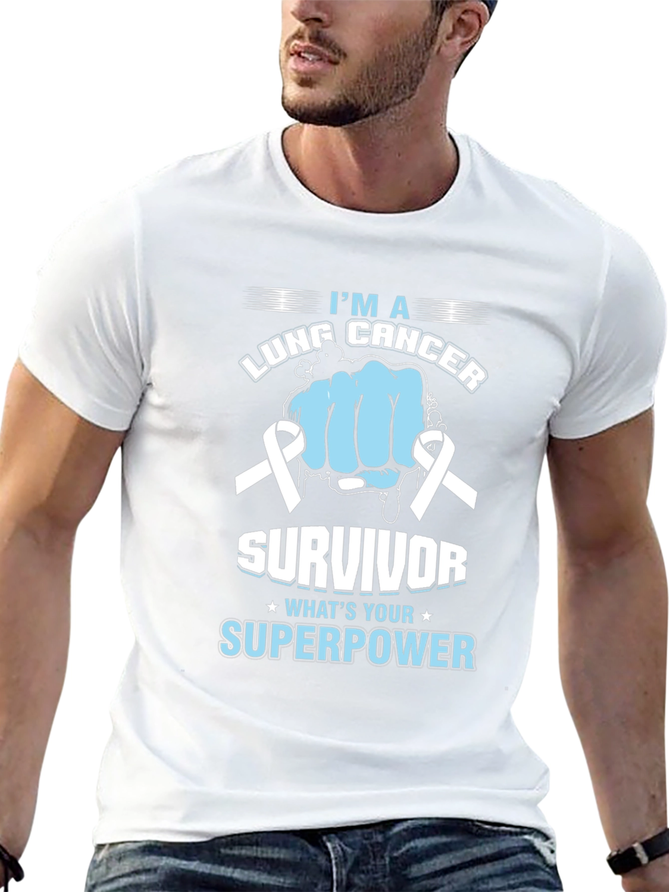 Lung Cancer Survivor Superpower T-Shirt