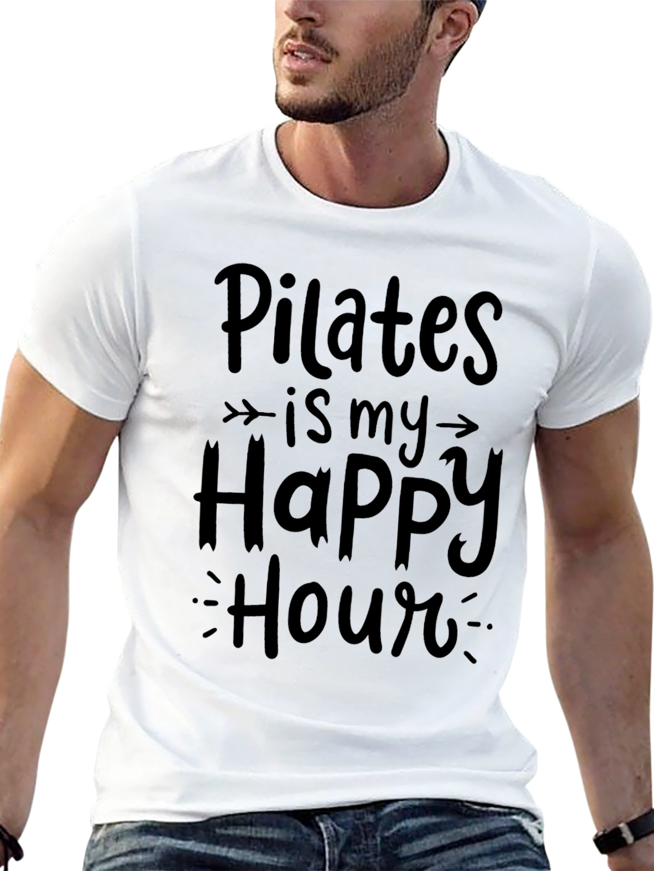 Pilates Is My Happy Hour Graphic Tee