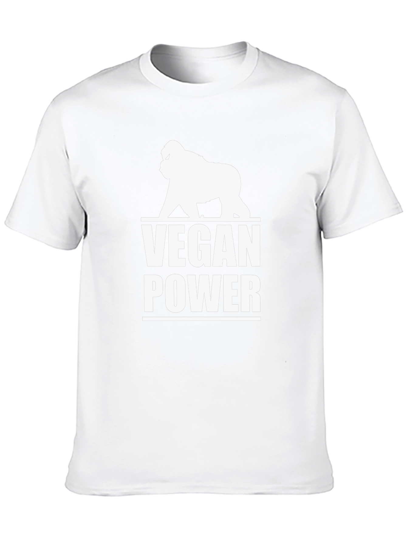 Vegan Power Gorilla Graphic T-Shirt