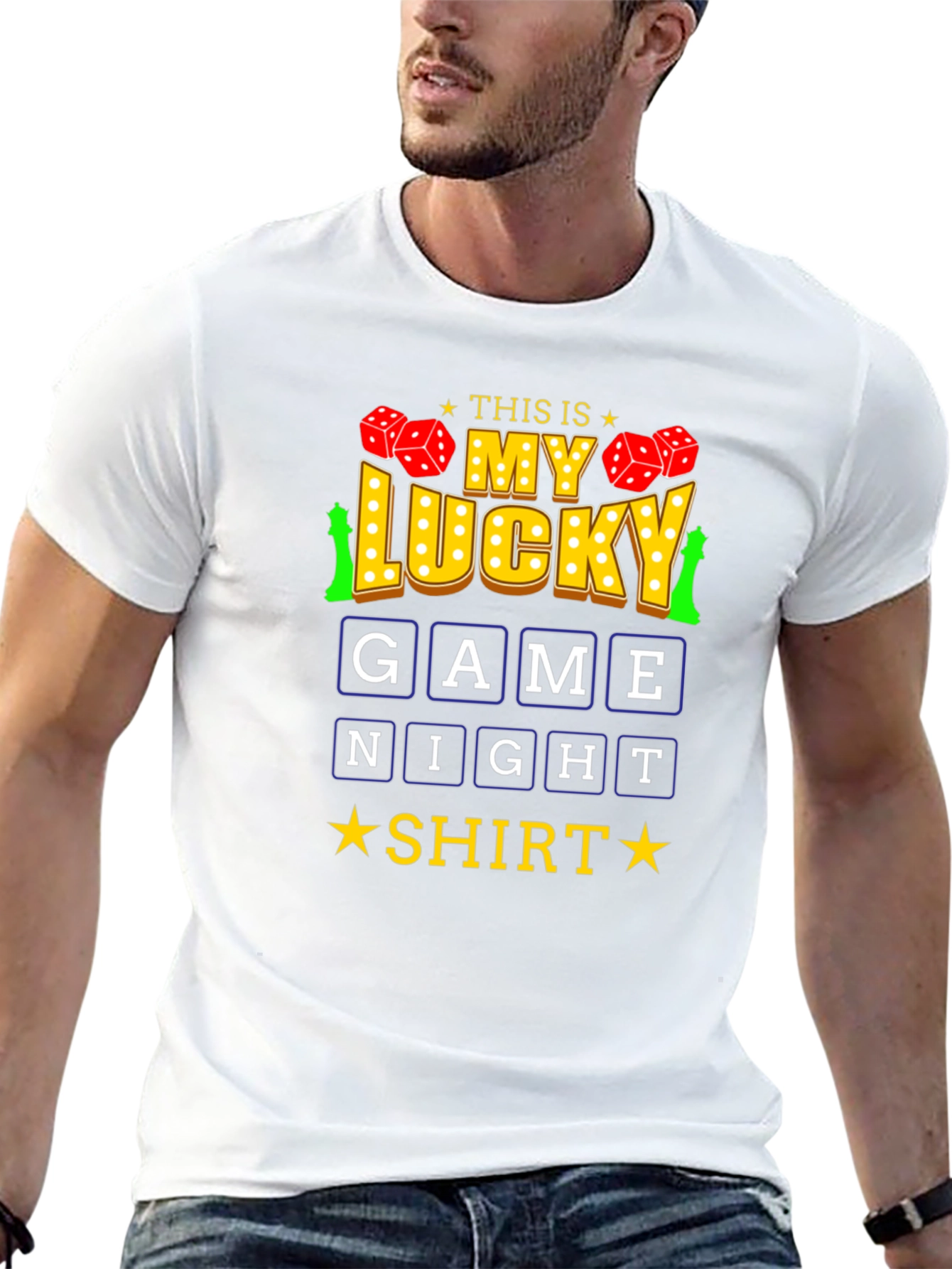 Lucky Game Night Shirt - Fun Graphic Tee