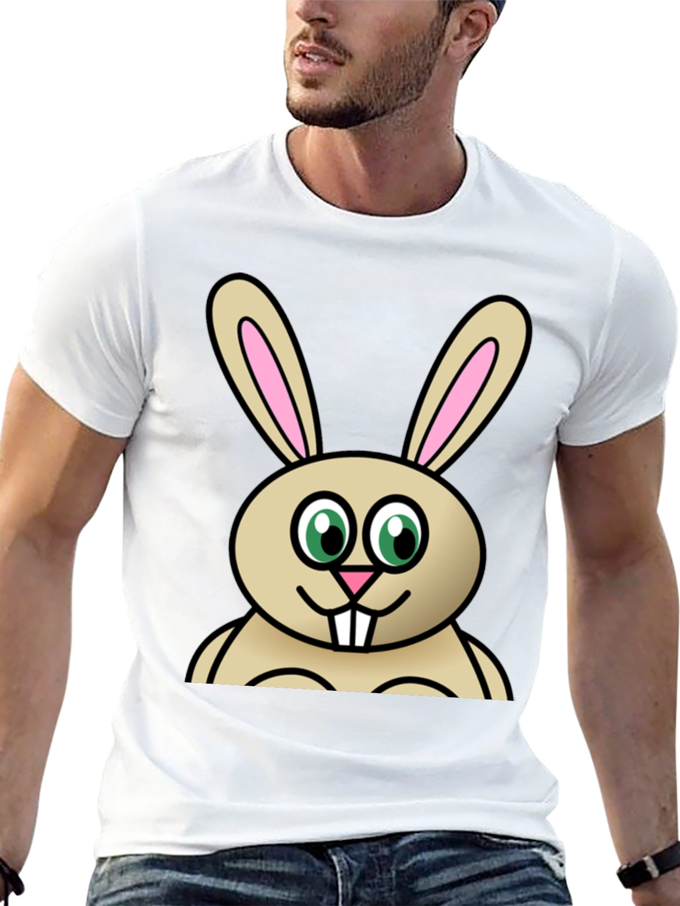 Funny Bunny Graphic Tee - Easter Ready!