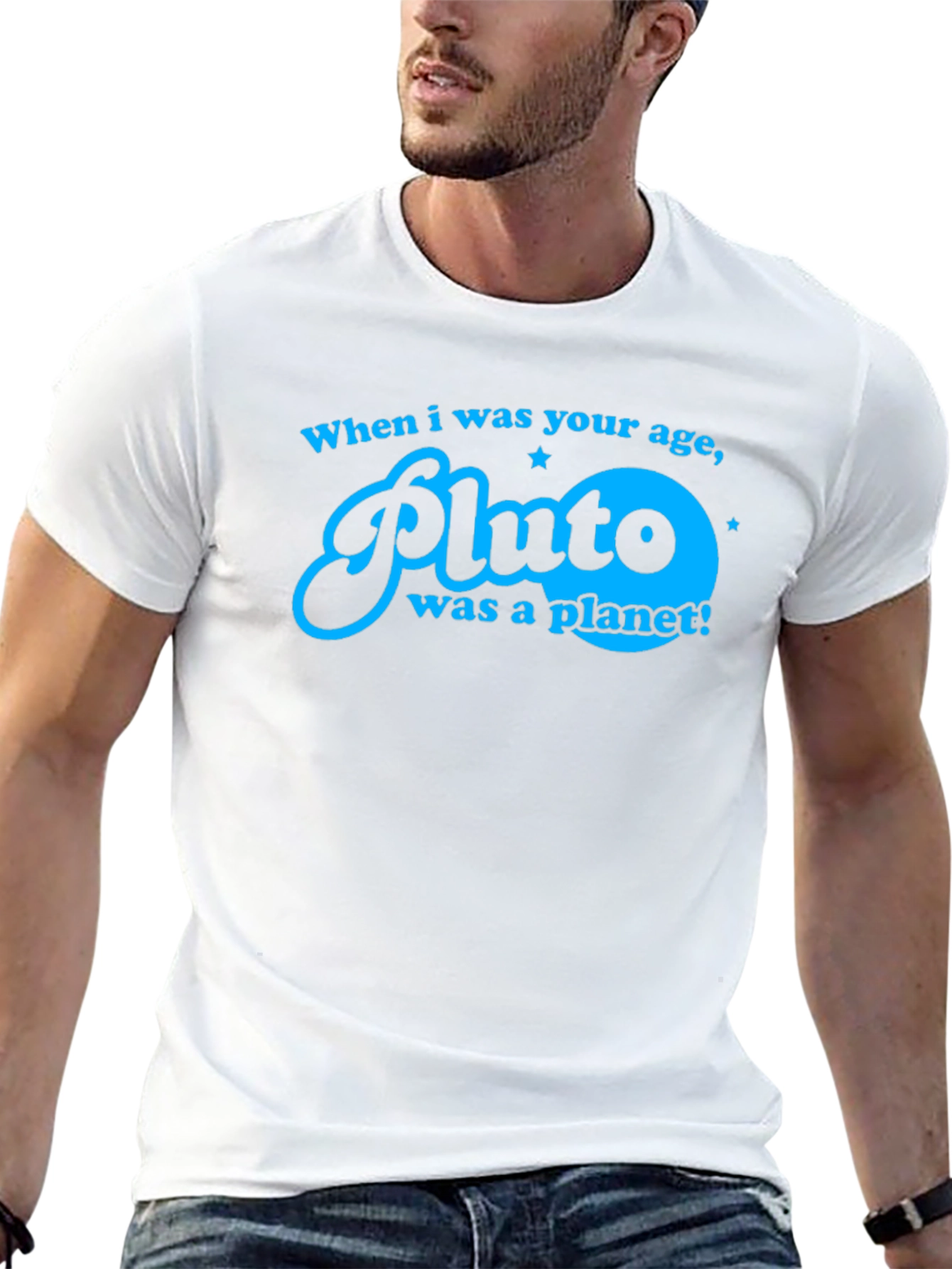 Pluto Was A Planet T-Shirt - Retro Space Tee