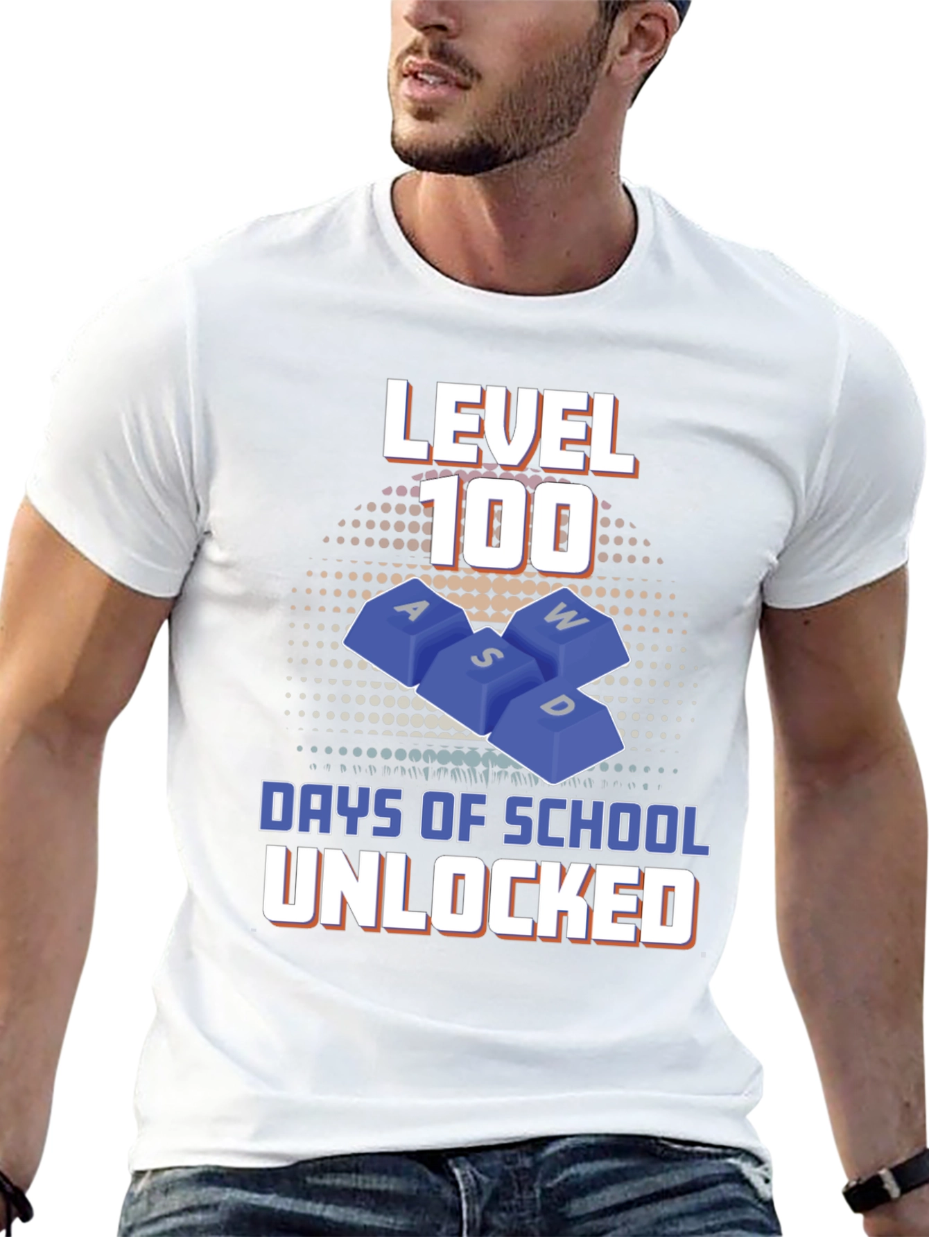 Level 100 Days of School Unlocked T-Shirt