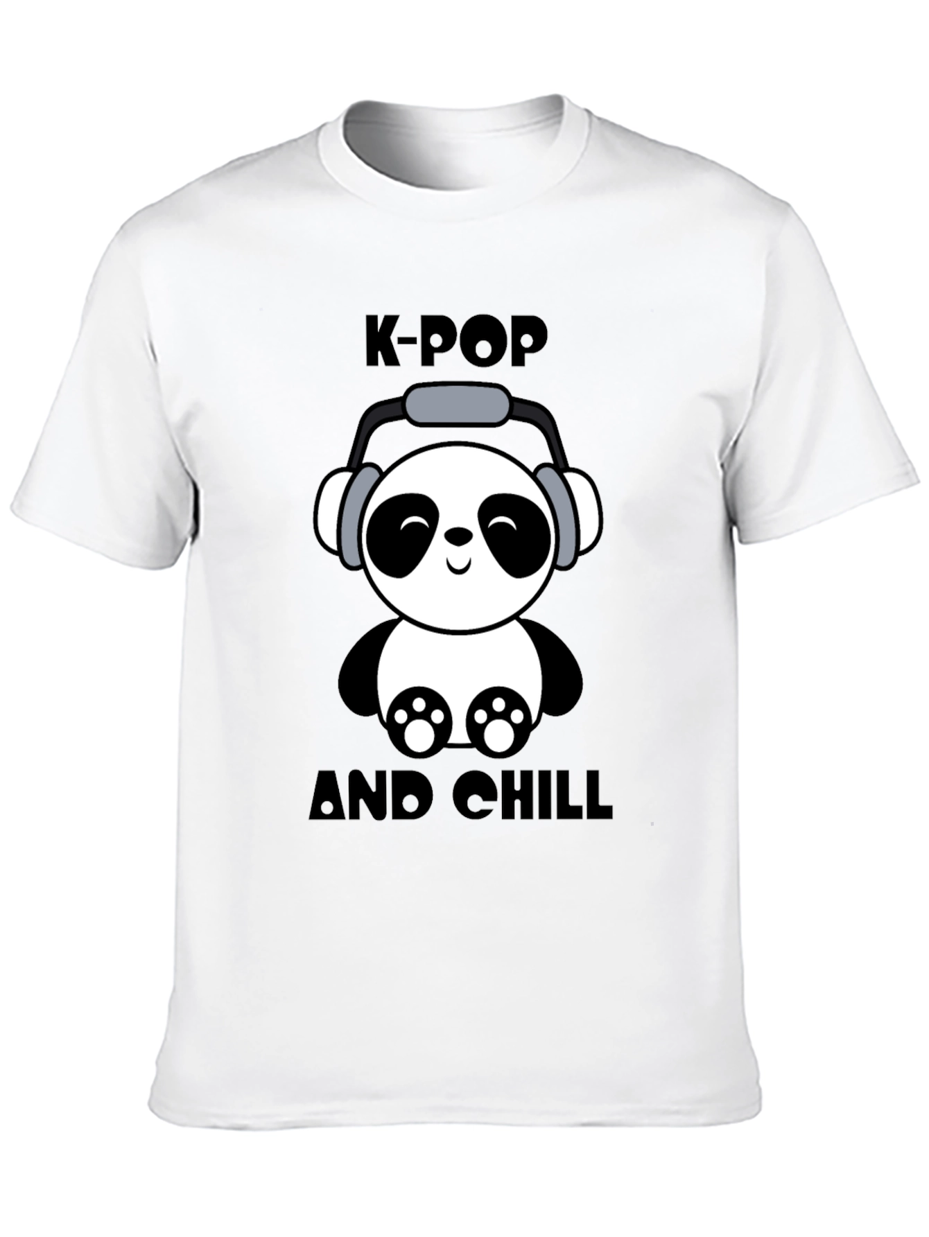 K-Pop and Chill Panda T-Shirt