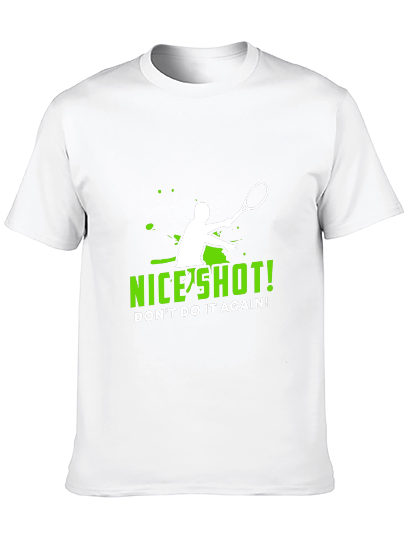Funny Tennis T-Shirt - Nice Shot!