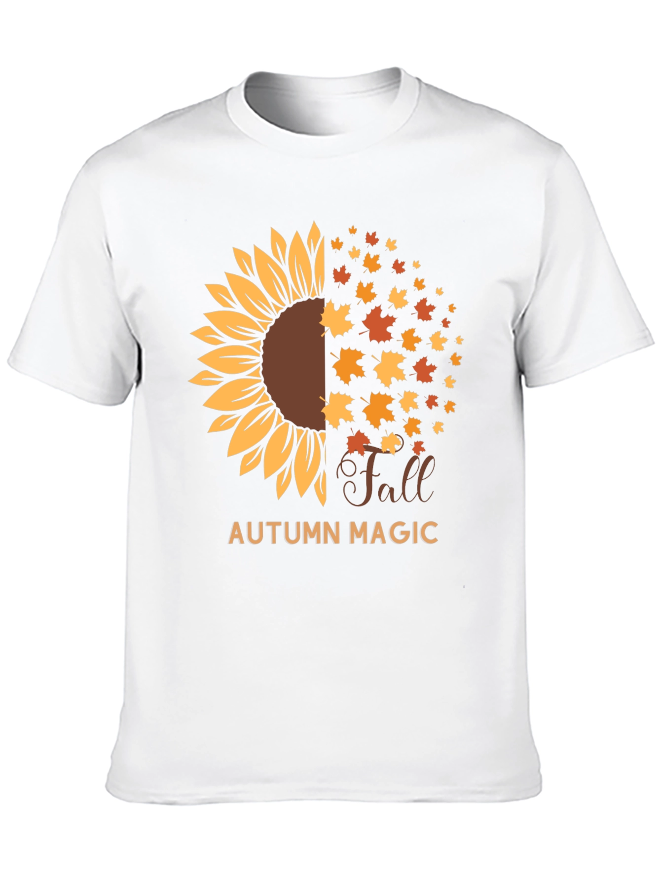 Autumn Magic Sunflower Graphic Tee