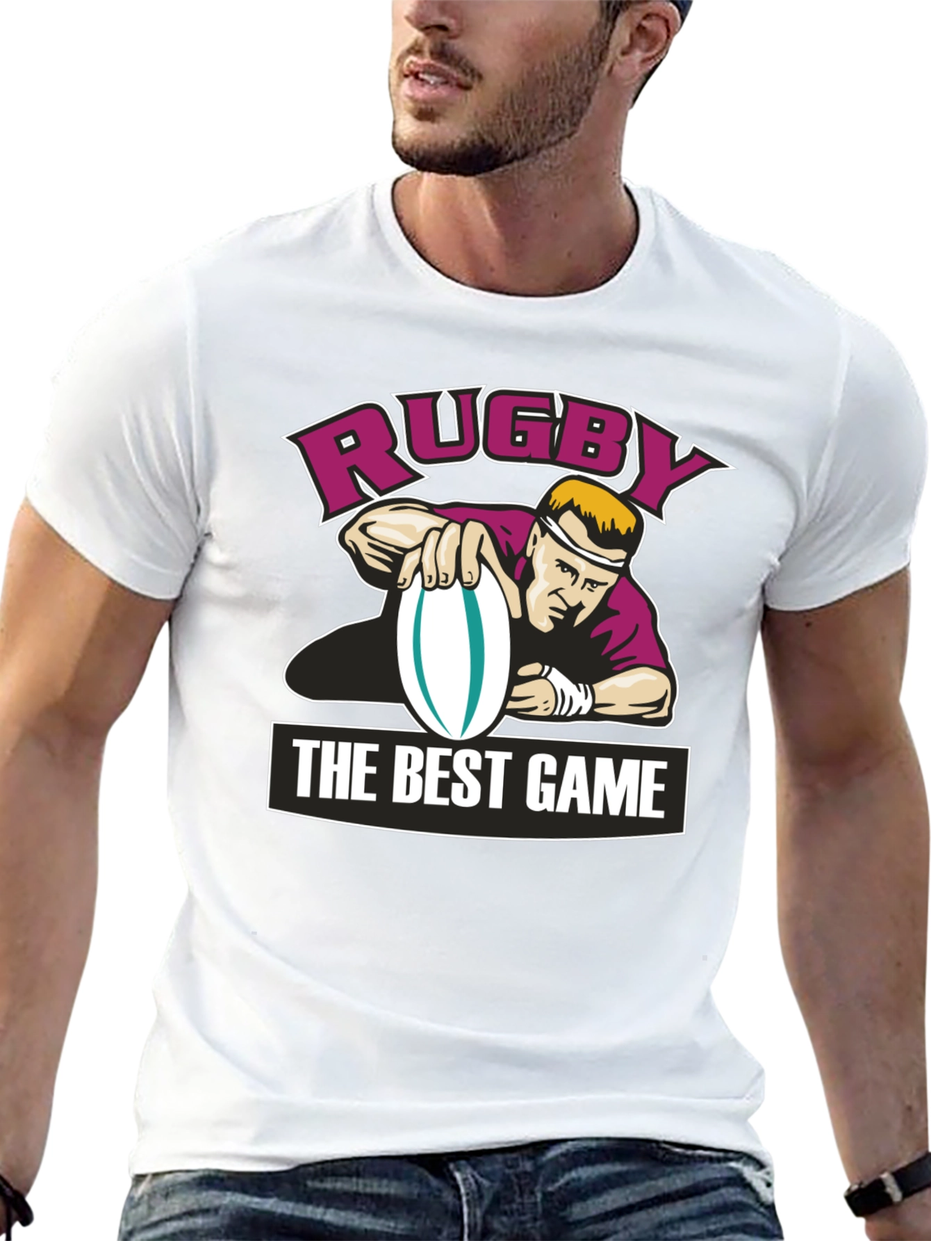 Rugby Graphic T-Shirt - The Best Game