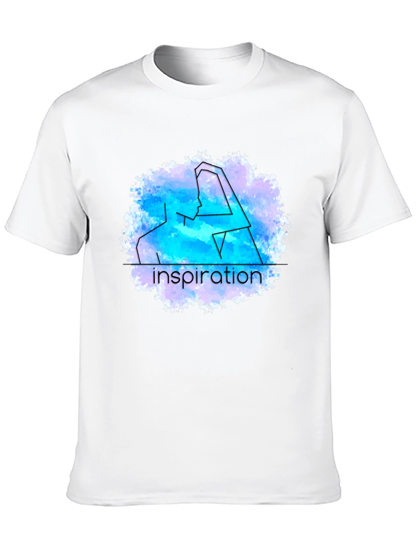 Inspiration Line Art T-Shirt - Modern Graphic Tee