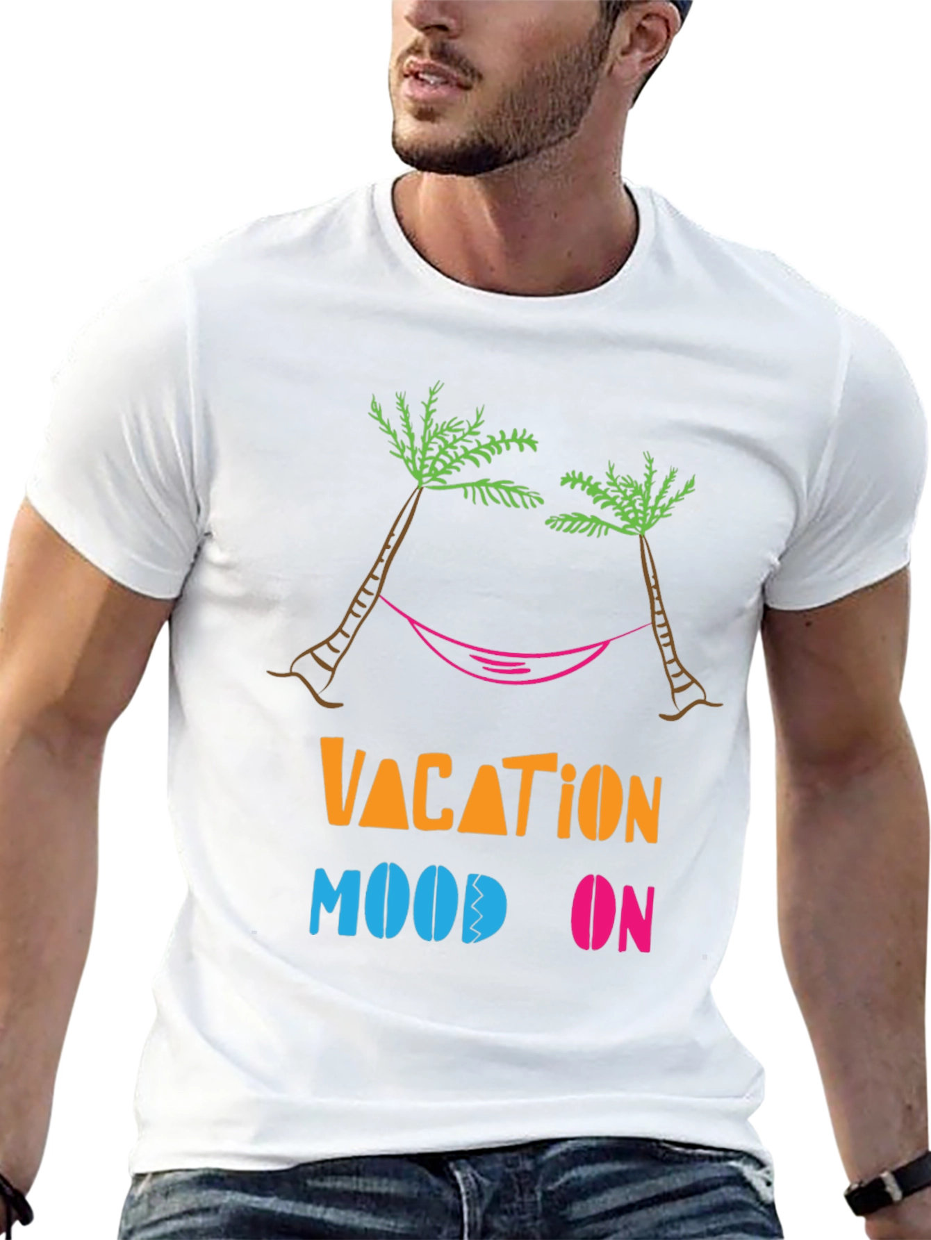 Vacation Mood On Graphic Tee