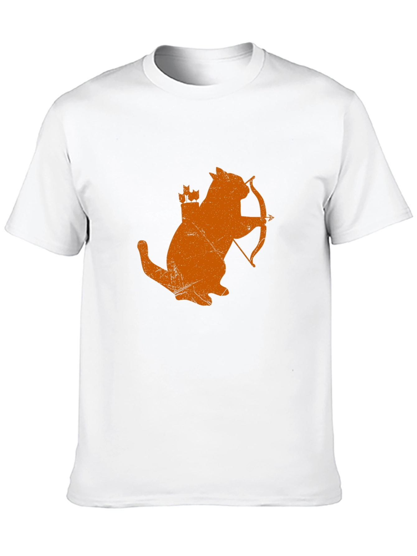 Cat Archer T-Shirt - Funny Feline Bow Hunter Tee
