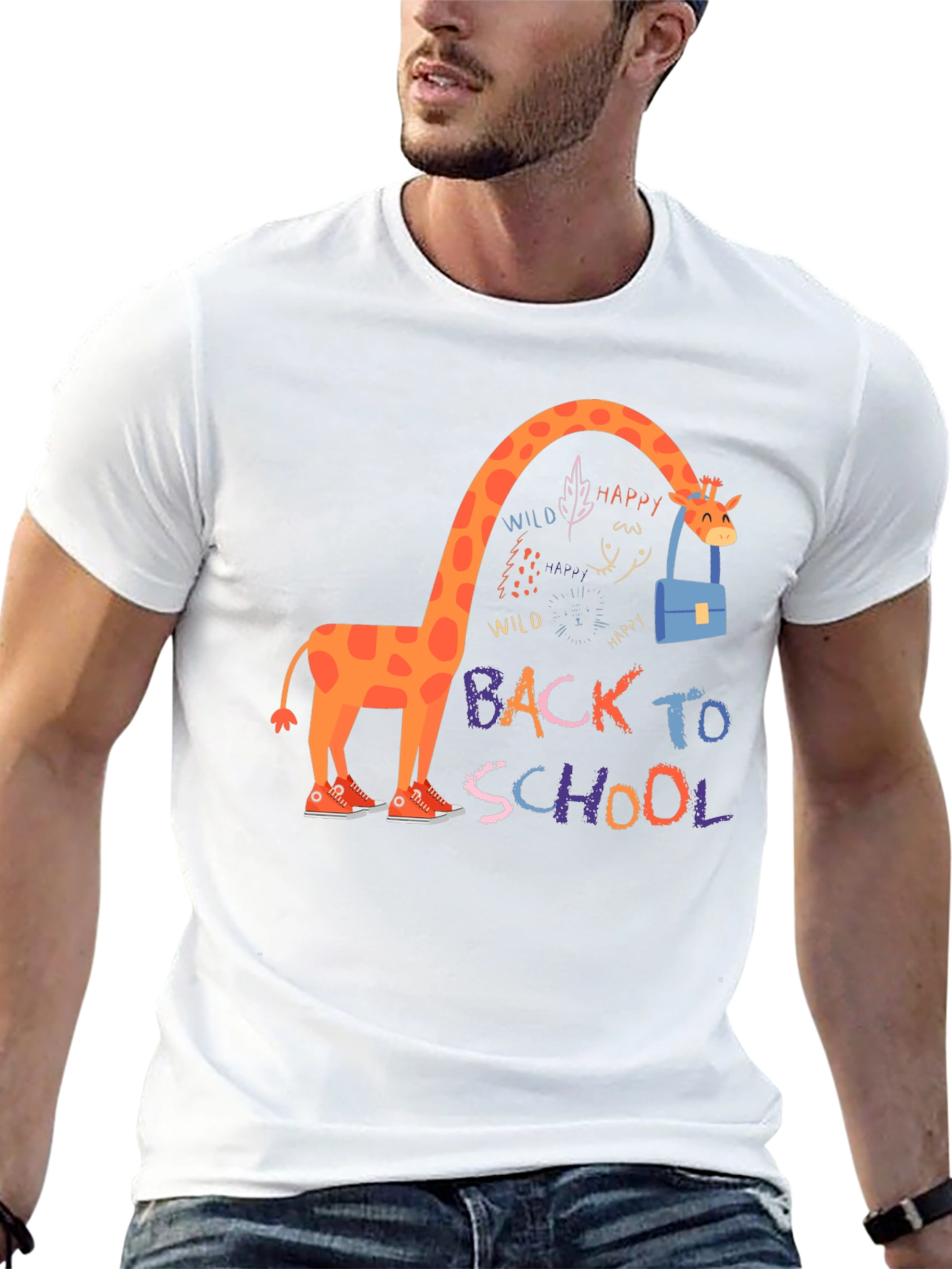 Giraffe Back to School T-Shirt