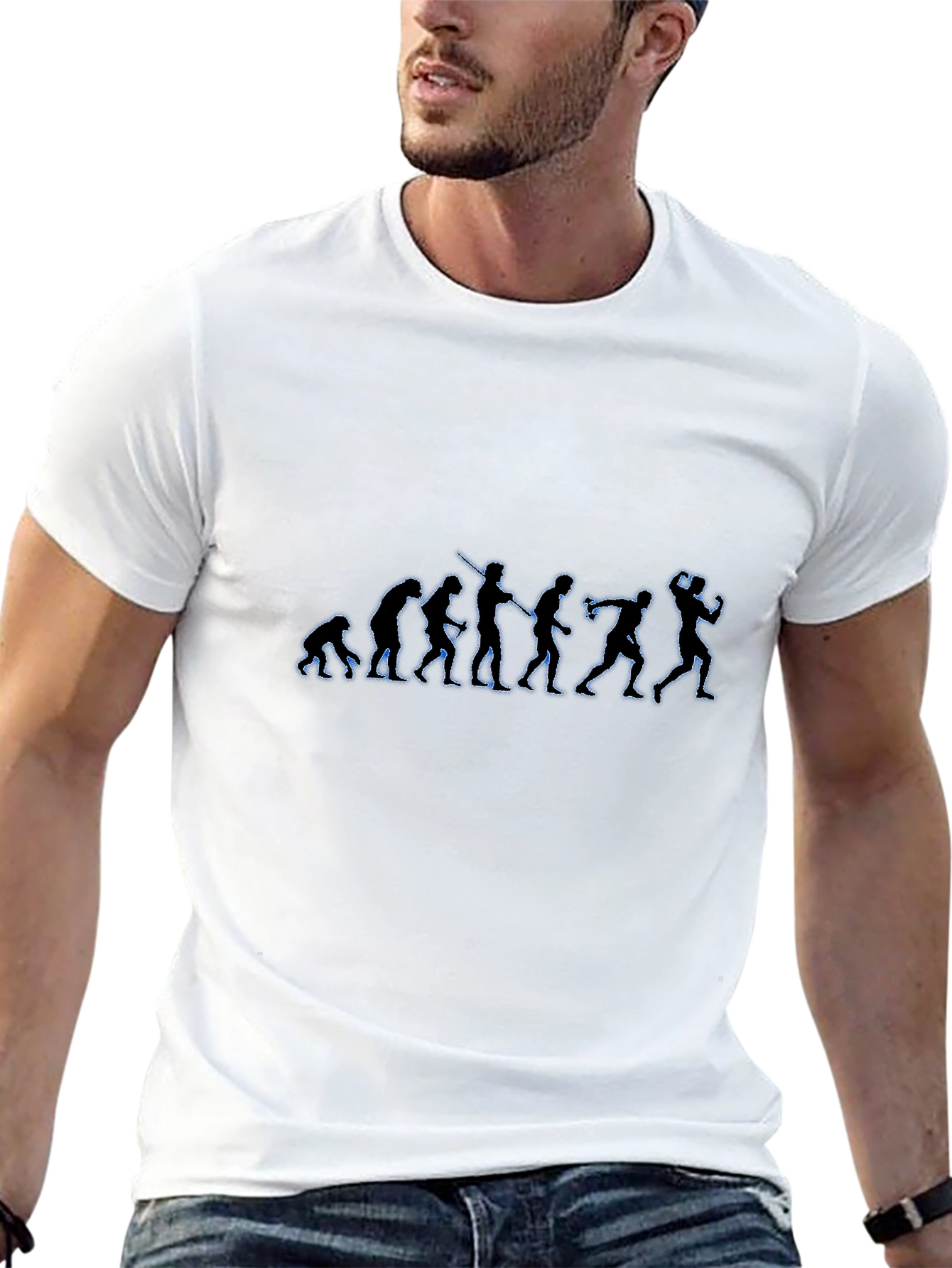 Evolution of Gym Black T-Shirt
