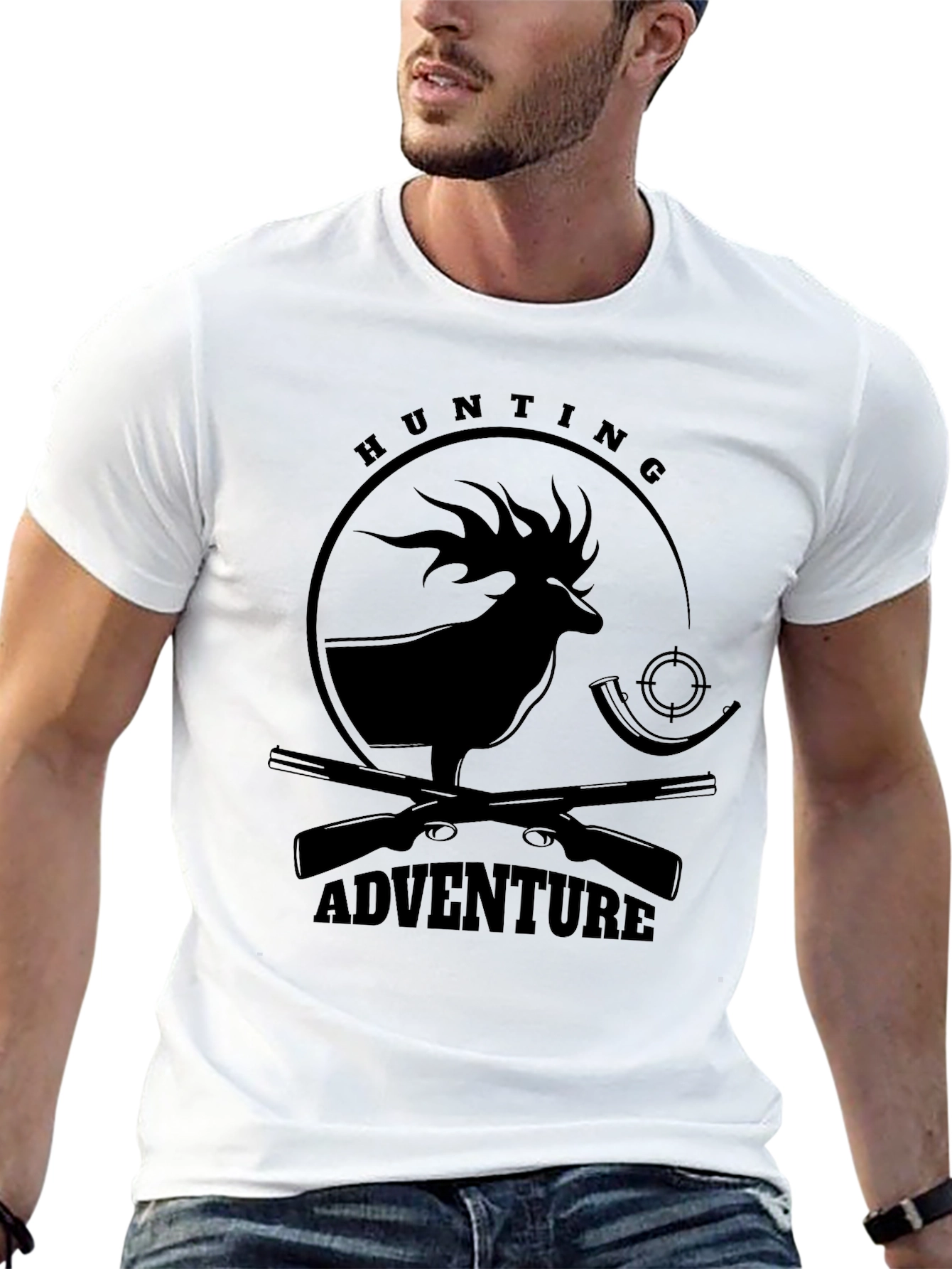 Hunting Adventure T-Shirt - Deer Graphic Tee