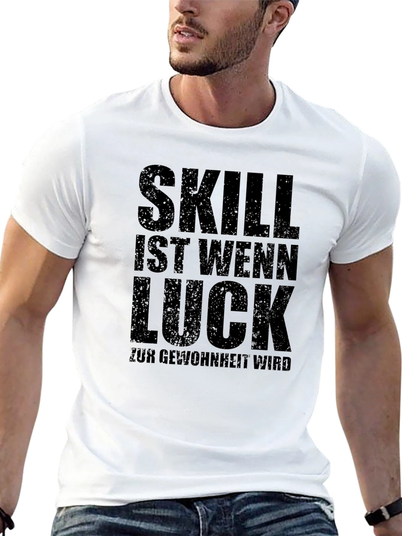 Skill Luck Habit Mens T-Shirt