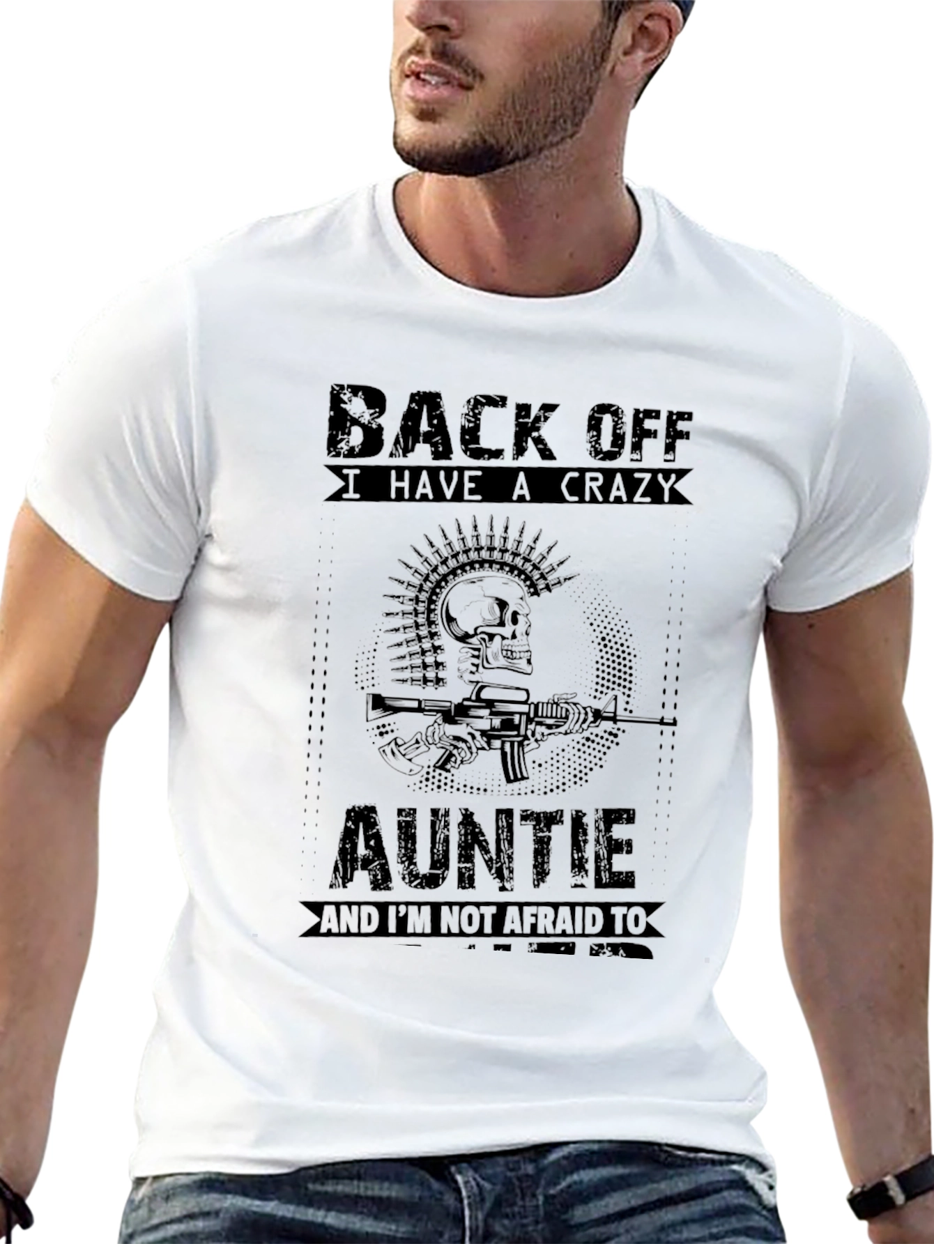 Crazy Auntie Graphic T-Shirt