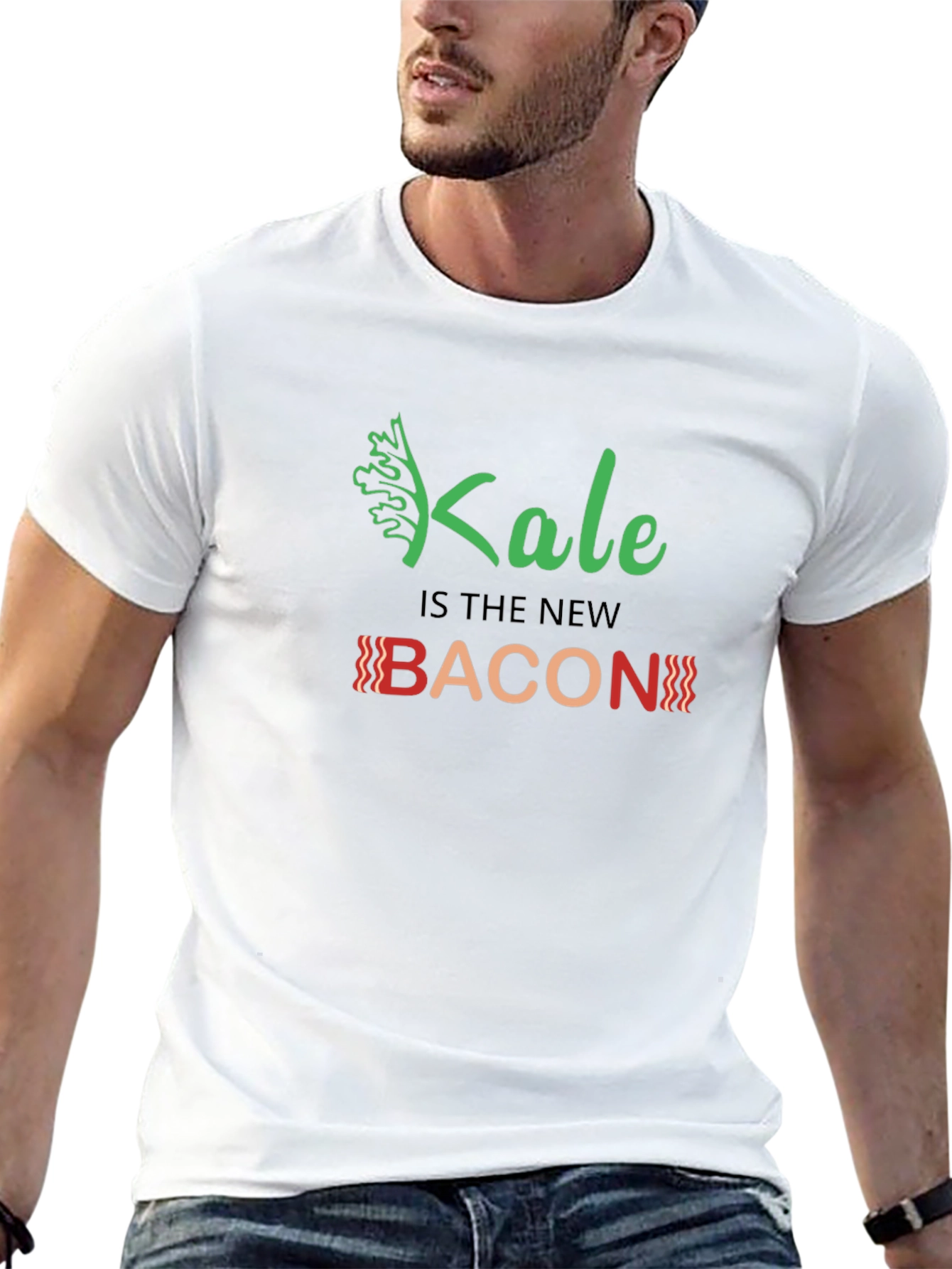 Kale is the New Bacon Black T-Shirt