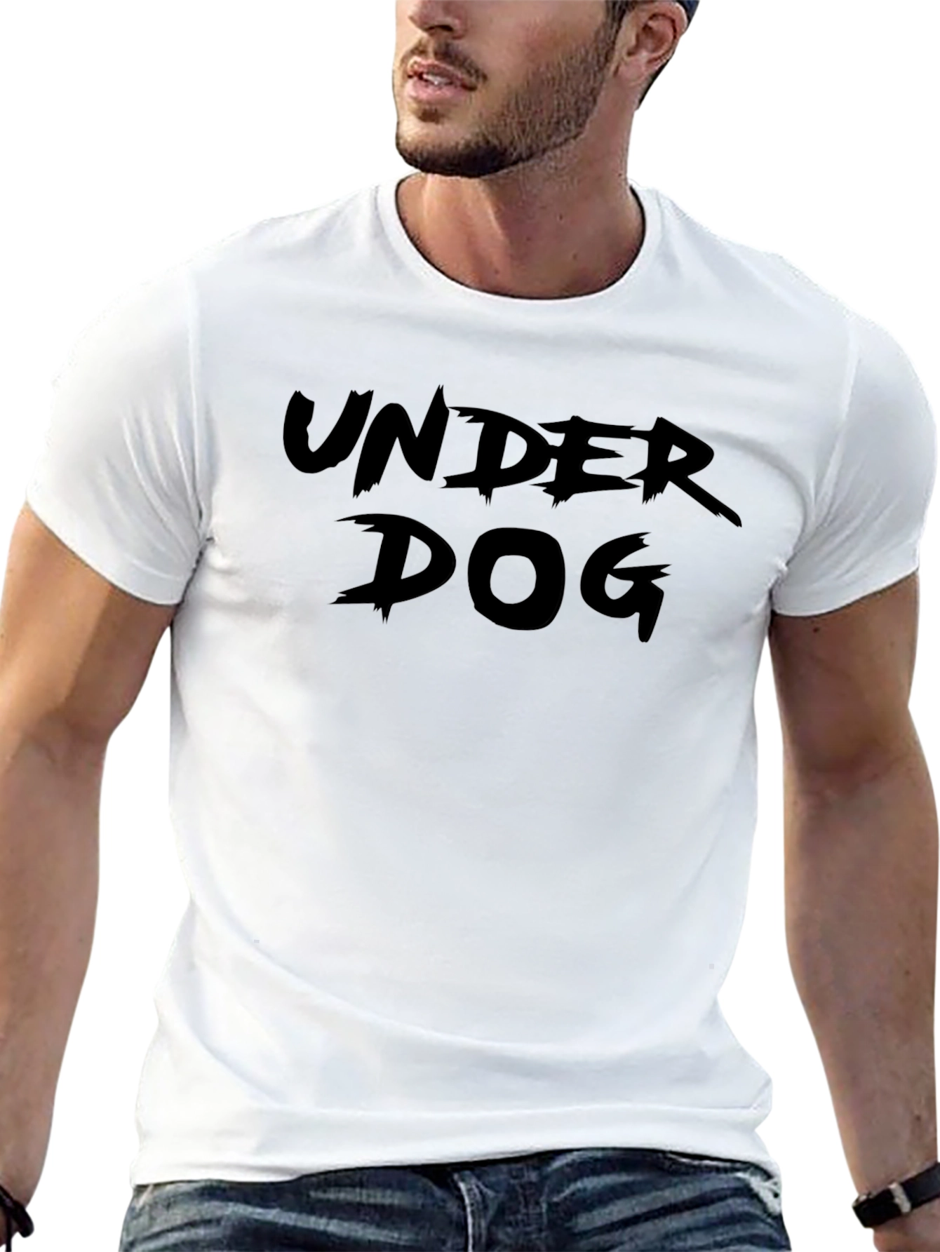 Underdog Graphic Tee - Soft Cotton Crew Neck T-Shirt