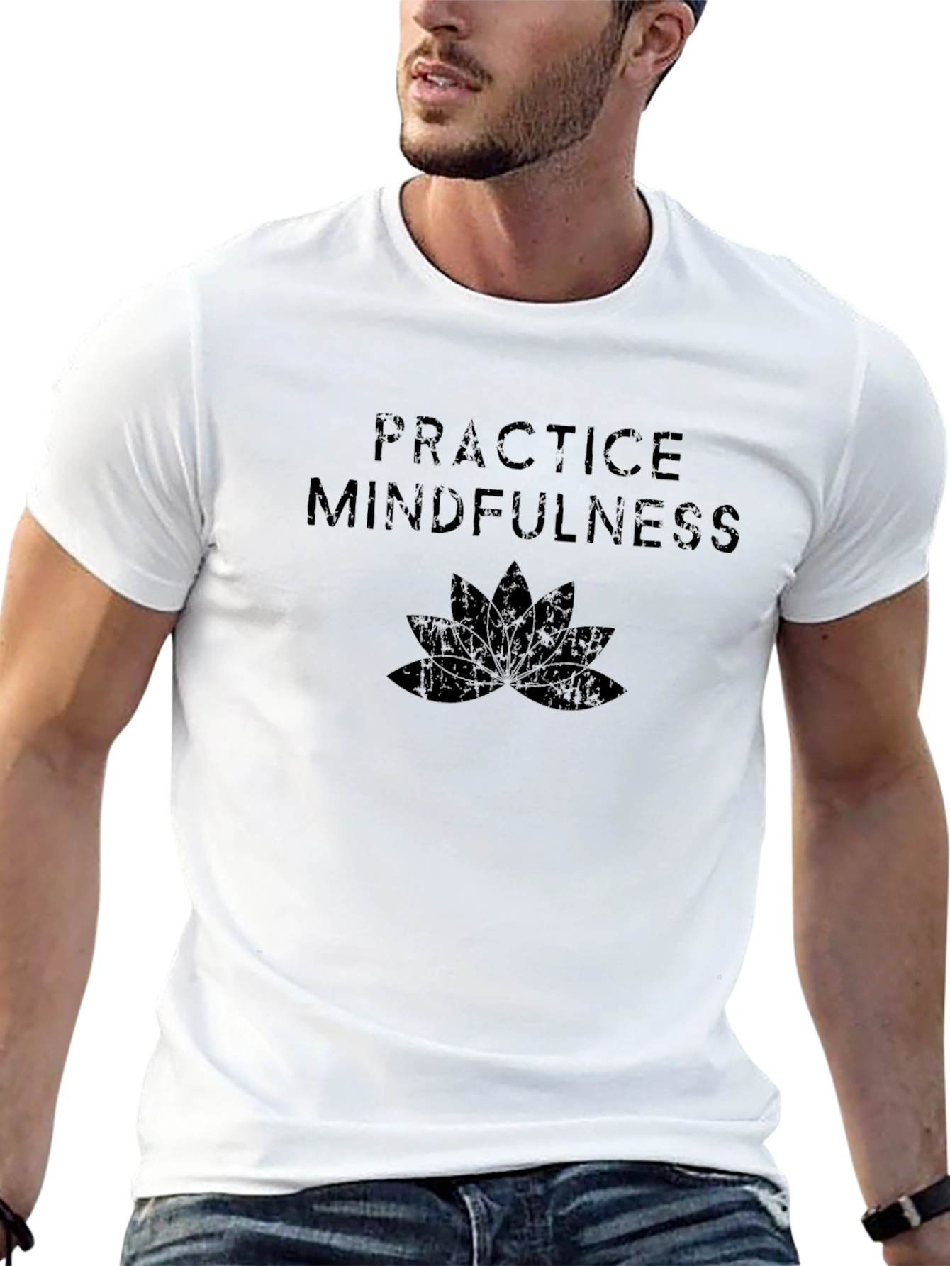 Practice Mindfulness Black T-Shirt