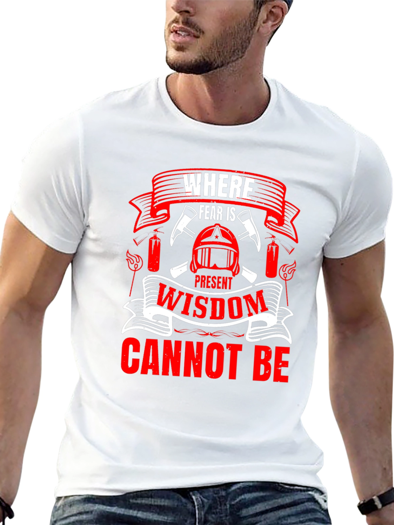 Firefighter Wisdom Graphic Tee