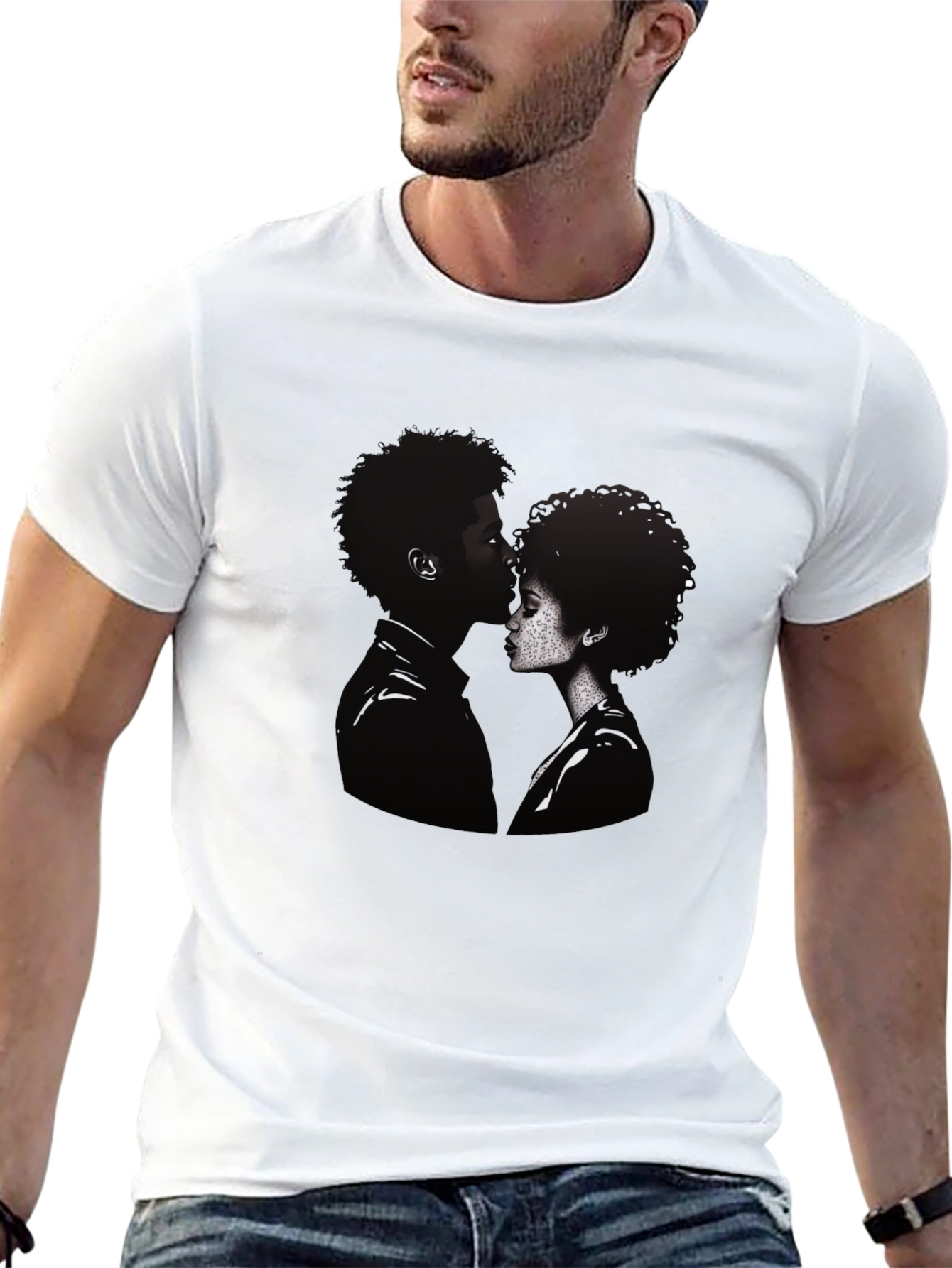 Romantic Afro Art T-Shirt