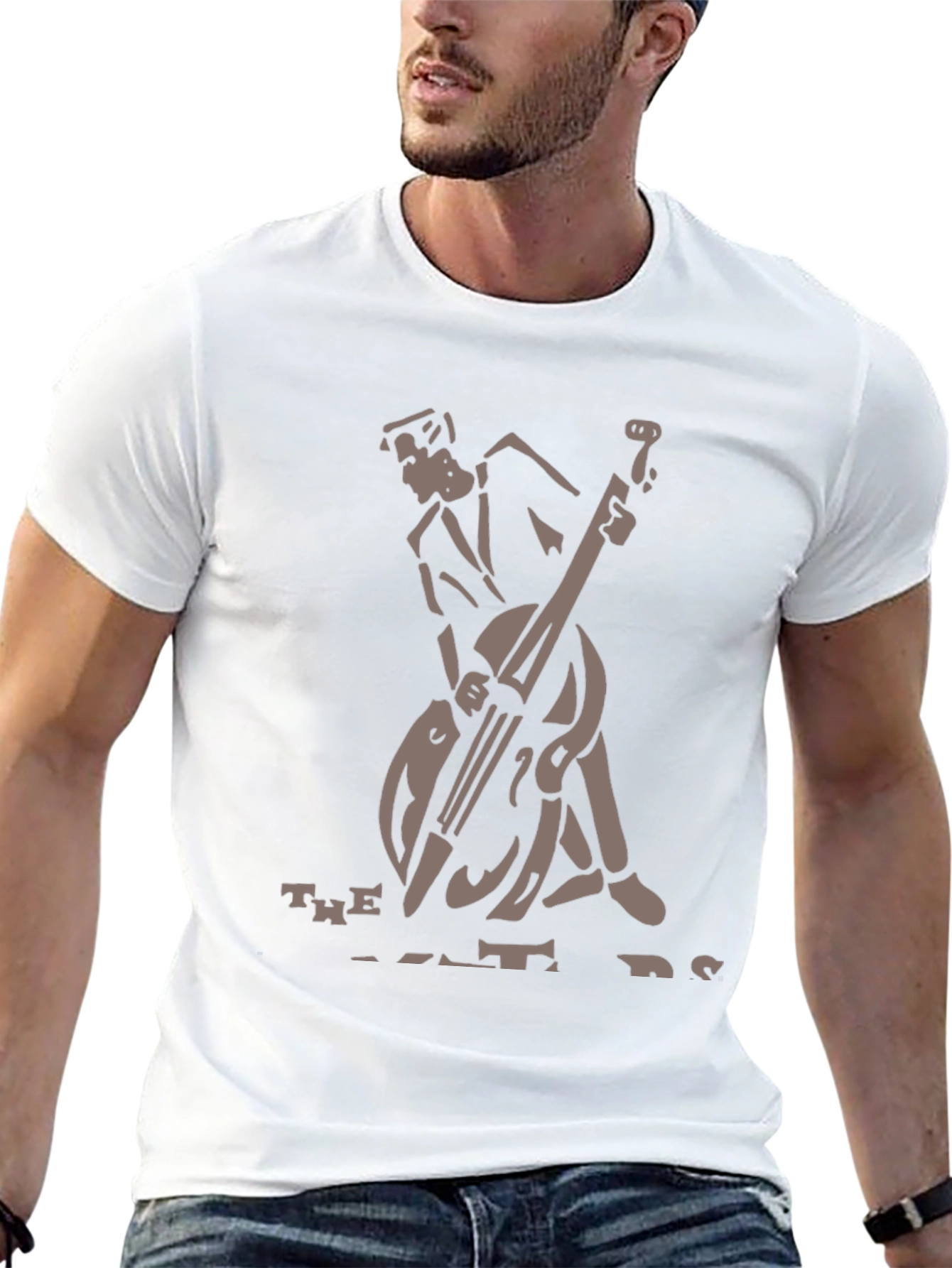 Jazz Bassist Graphic Tee - Cool Musician T-Shirt