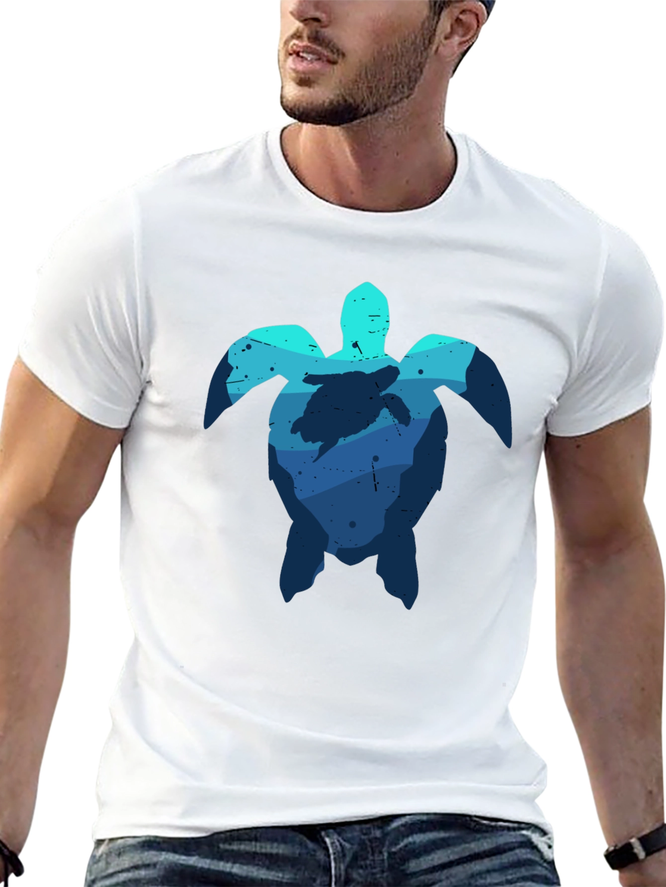 Turtle Graphic Tee - Ocean Lover