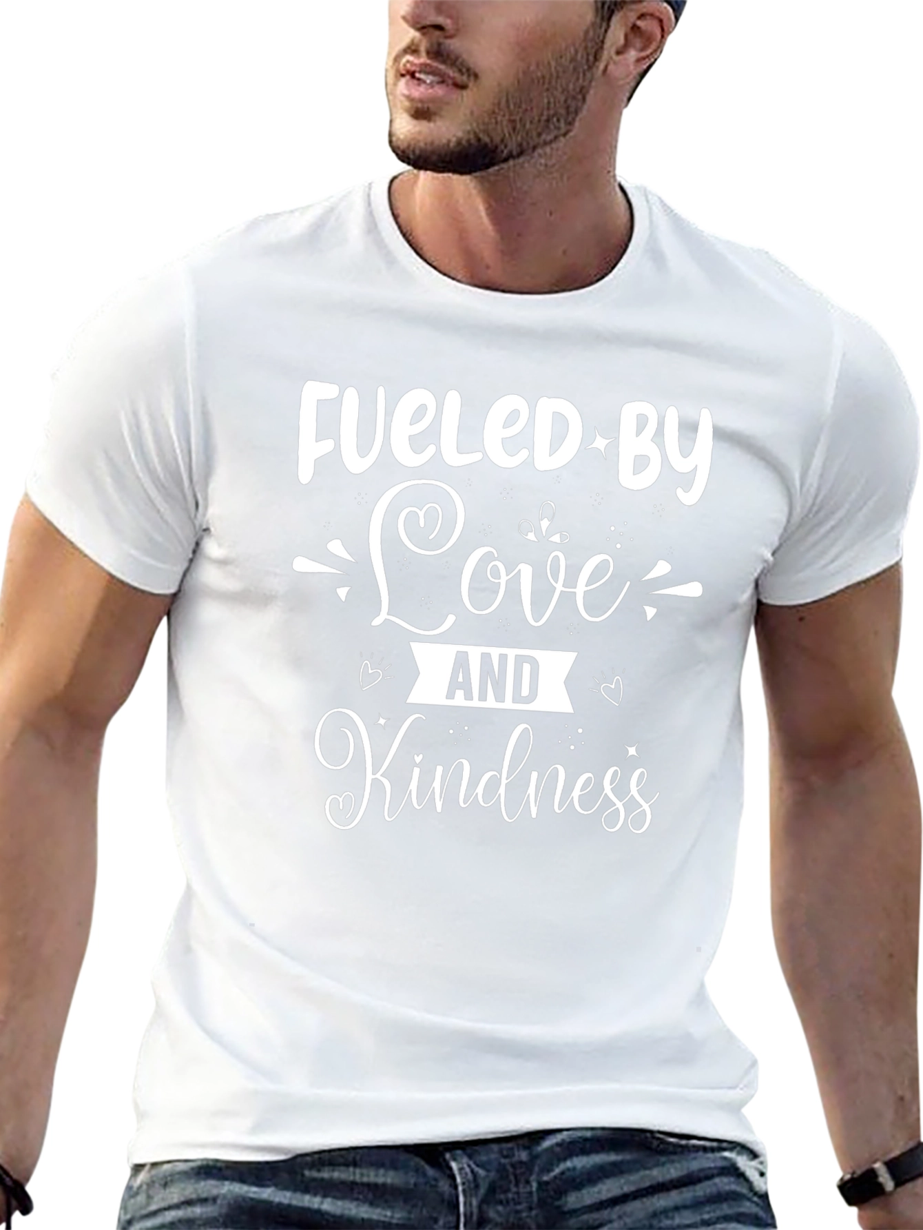 Fueled by Love and Kindness Black T-Shirt