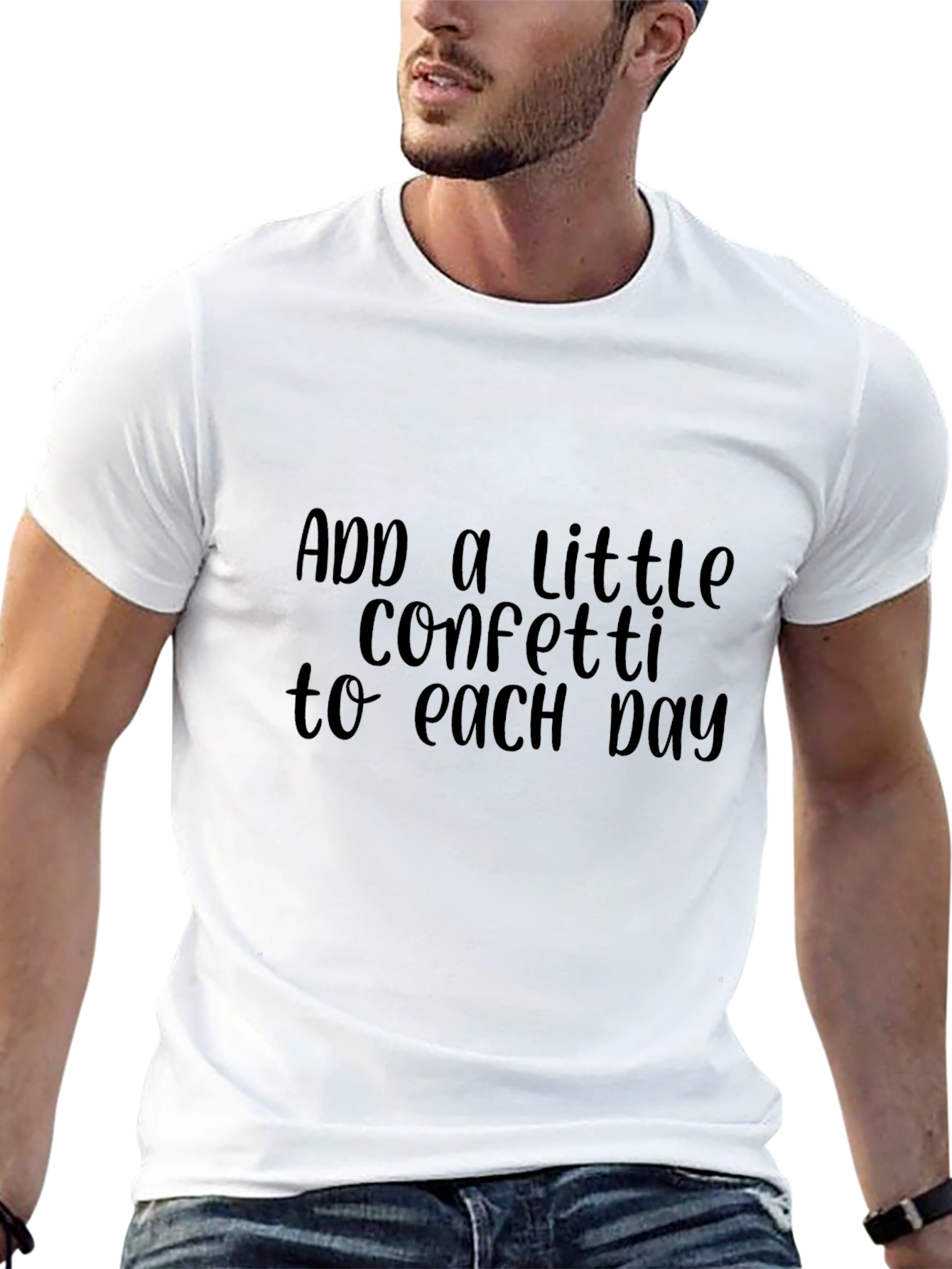 Confetti Day T-Shirt - Positive Vibes Tee