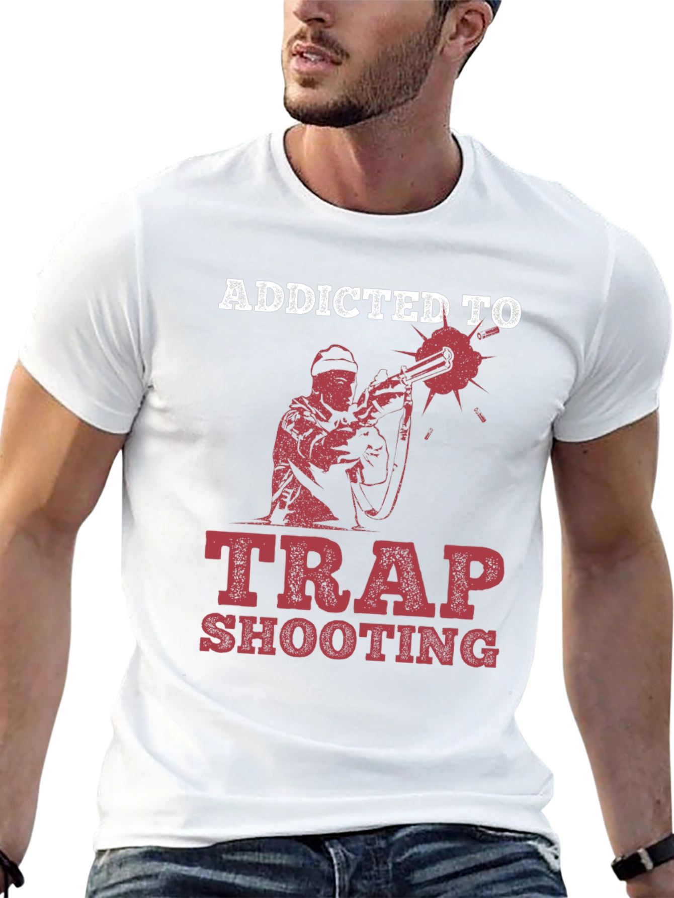 Addicted To Trap Shooting Graphic Tee