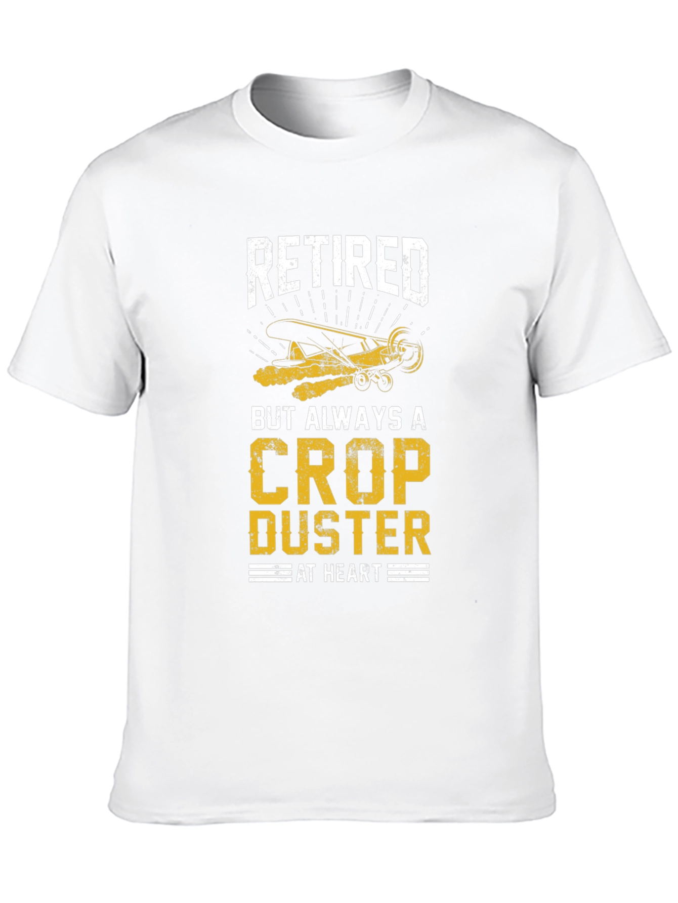 Retired Crop Duster T-Shirt - Aviation Lover Gift