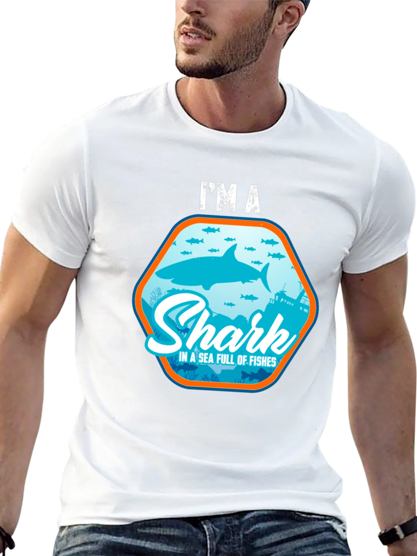 Im a Shark in a Sea of Fishes T-Shirt
