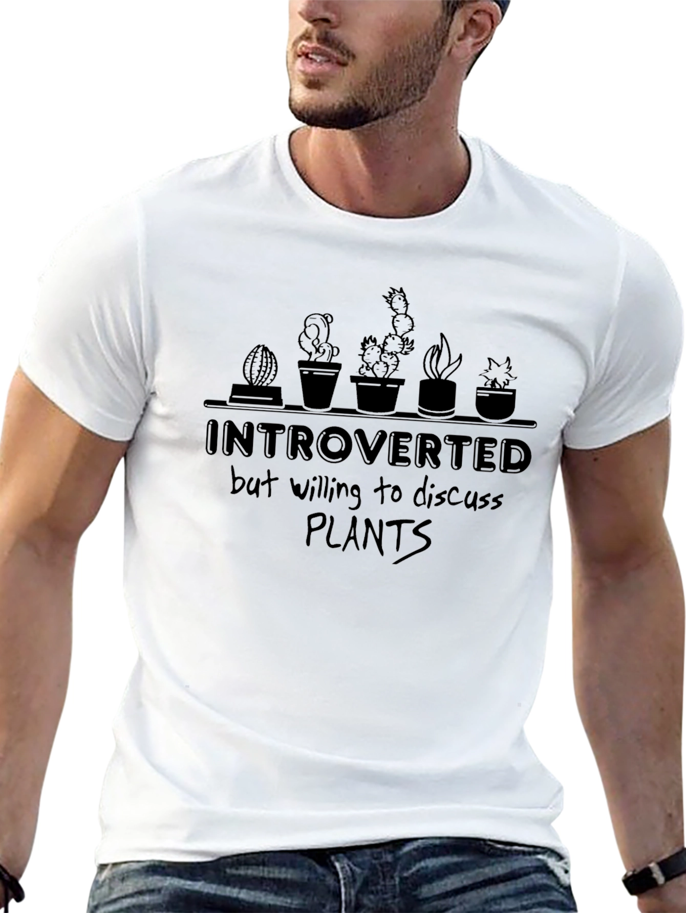 Introverted Plant Lover Graphic Tee