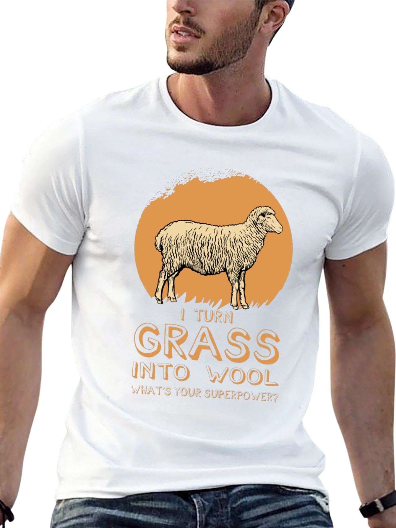 I Turn Grass Into Wool T-Shirt