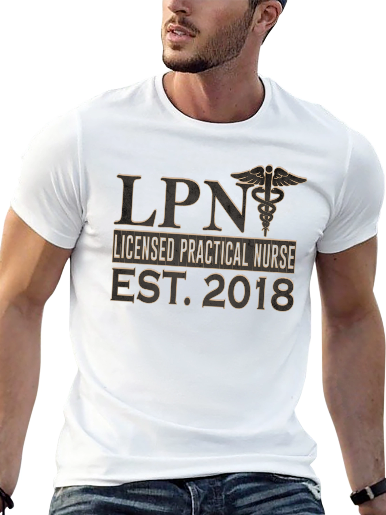 LPN Licensed Practical Nurse Est. 2018 T-Shirt