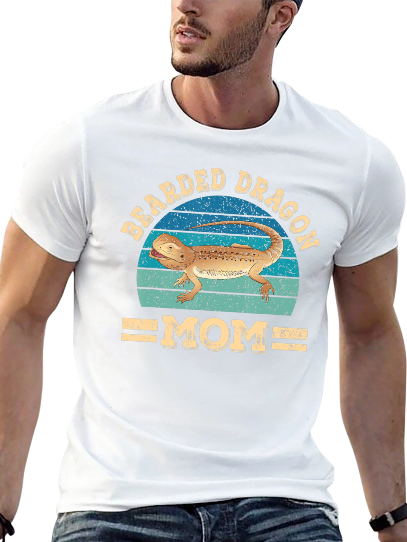 Bearded Dragon Mom Graphic Tee