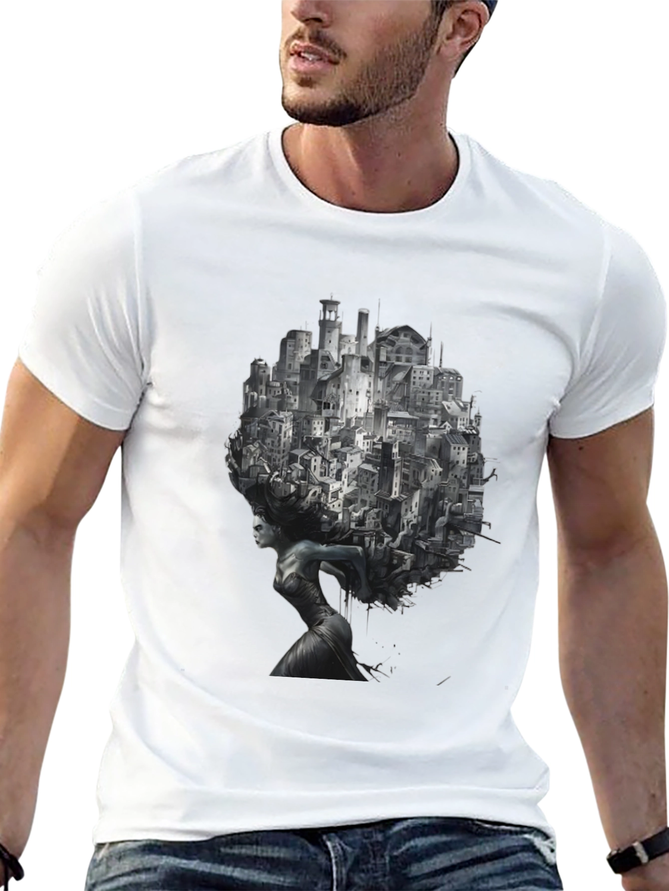 Urban Dreamscape Graphic T-Shirt