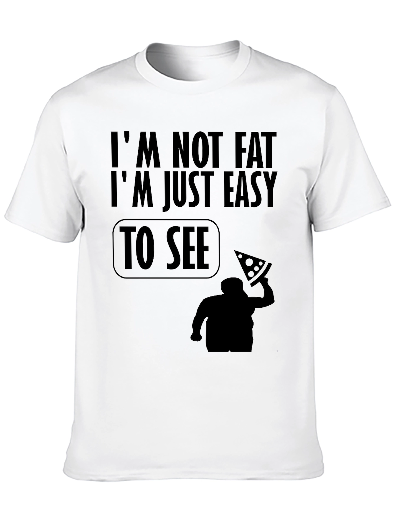 Funny Easy to See Graphic Mens T-Shirt
