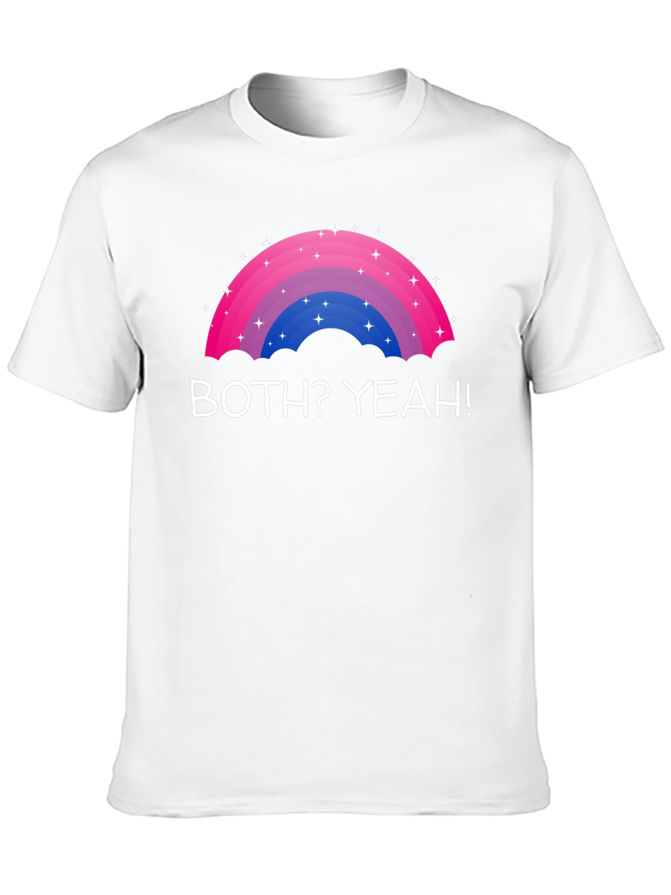 Bisexual Pride Rainbow T-Shirt - Both? Yeah!