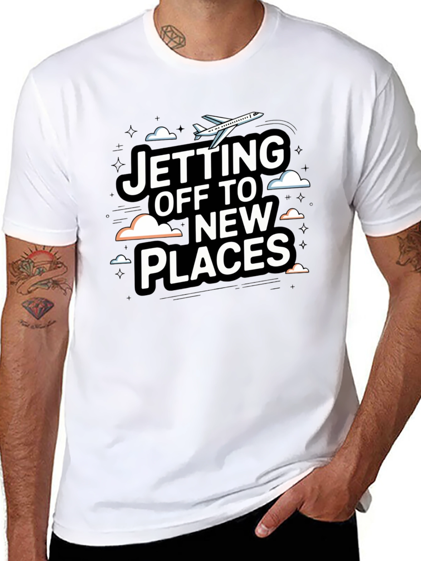 Jetting Off to New Places T-Shirt
