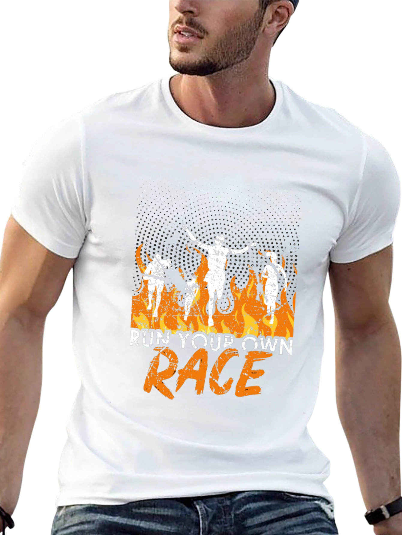 Run Your Own Race Graphic T-Shirt