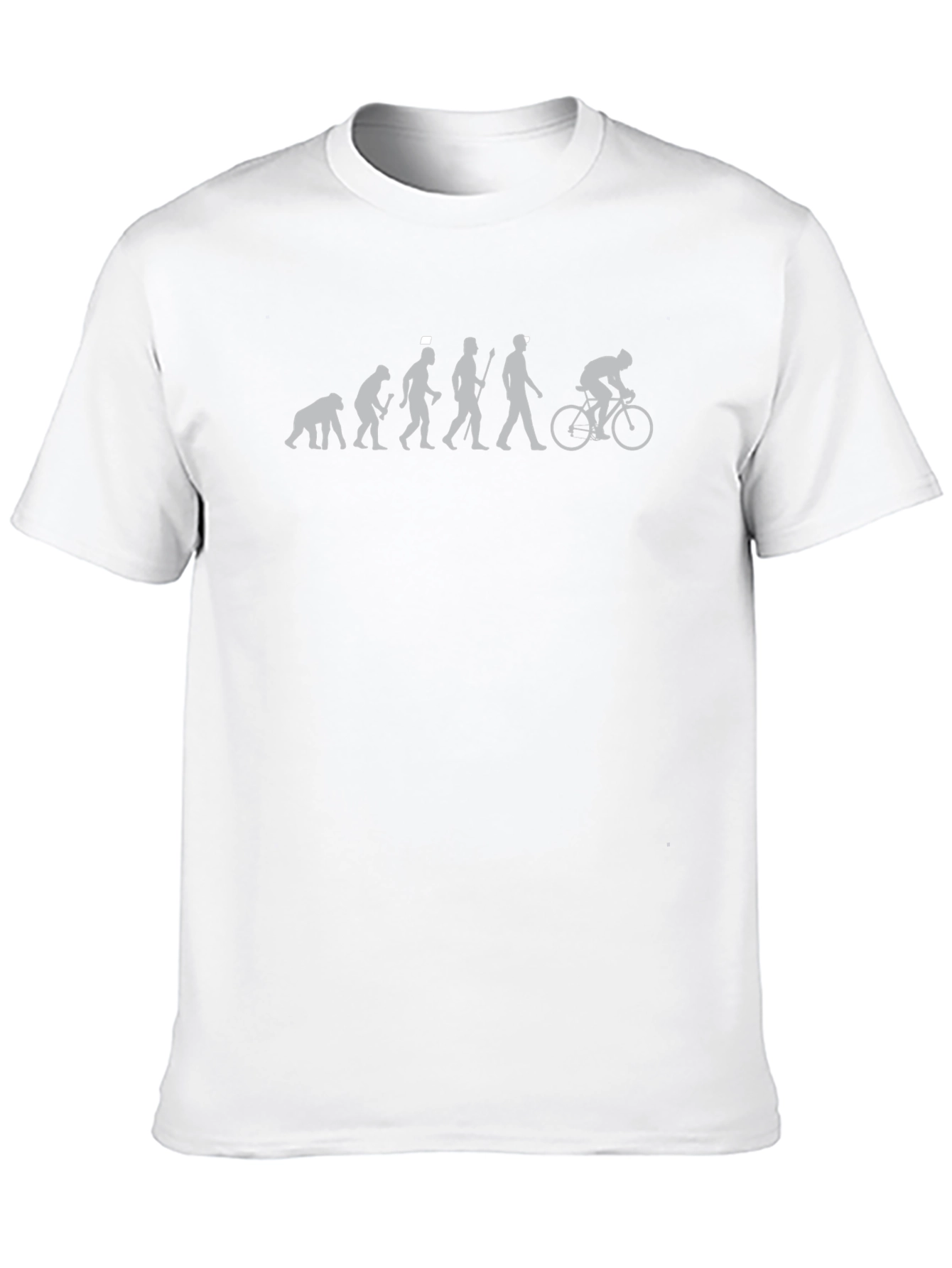 Evolution of Cyclist Black T-Shirt