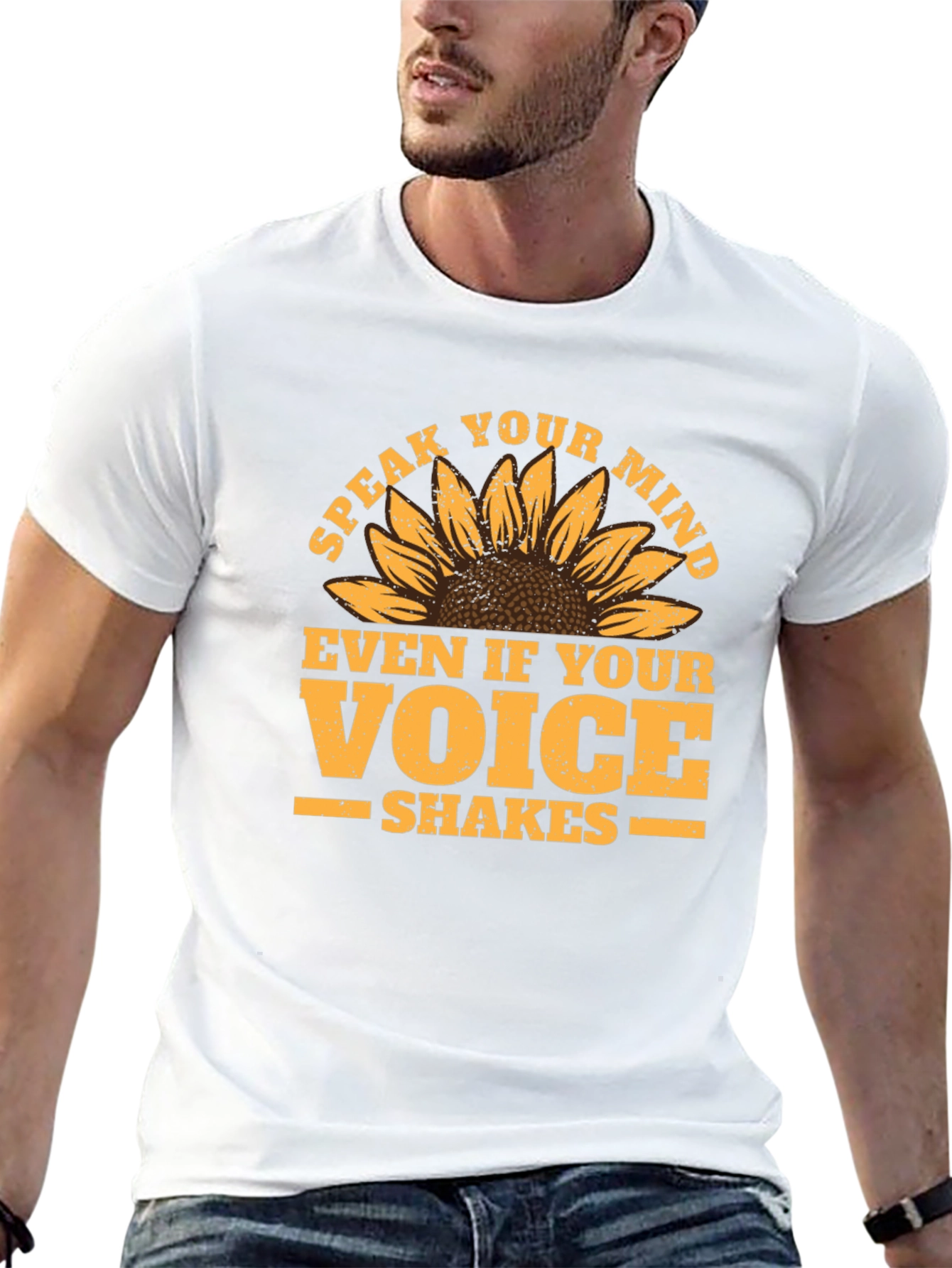 Speak Your Mind T-Shirt - Sunflower Graphic Tee