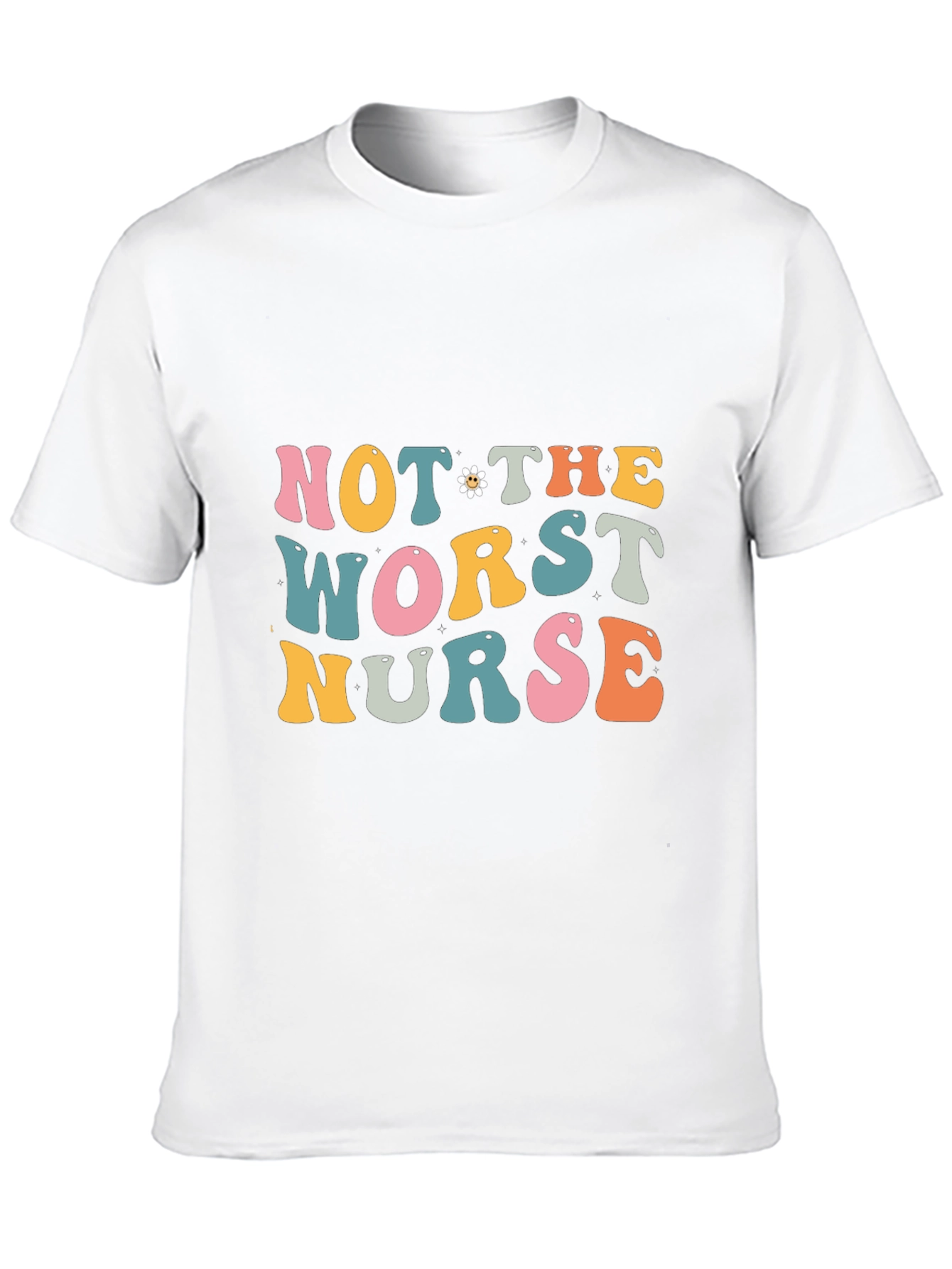 Not the Worst Nurse T-Shirt - Retro Style
