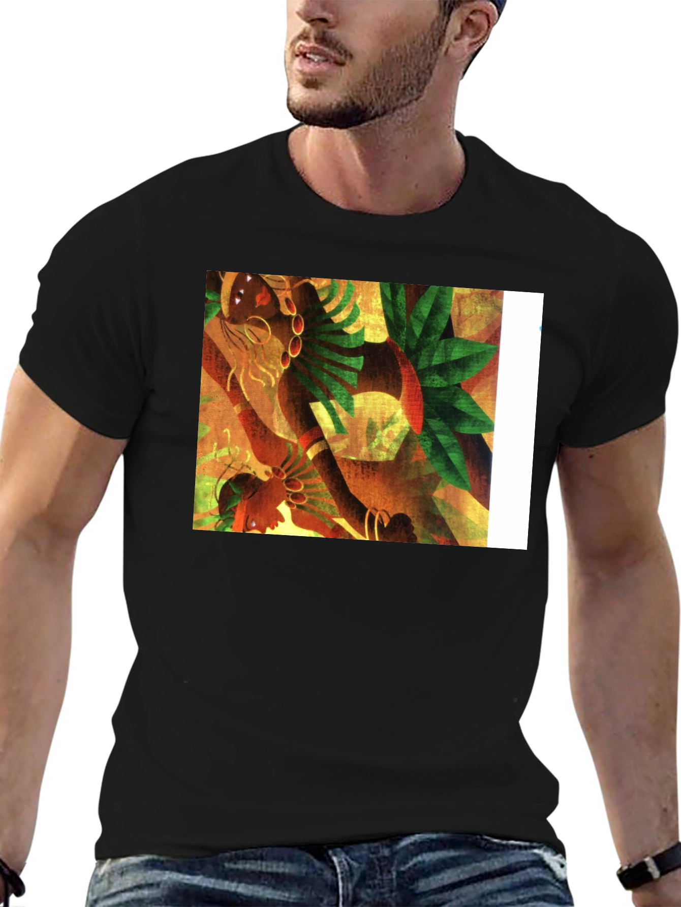 Graphic Tee: Jungle Art Design