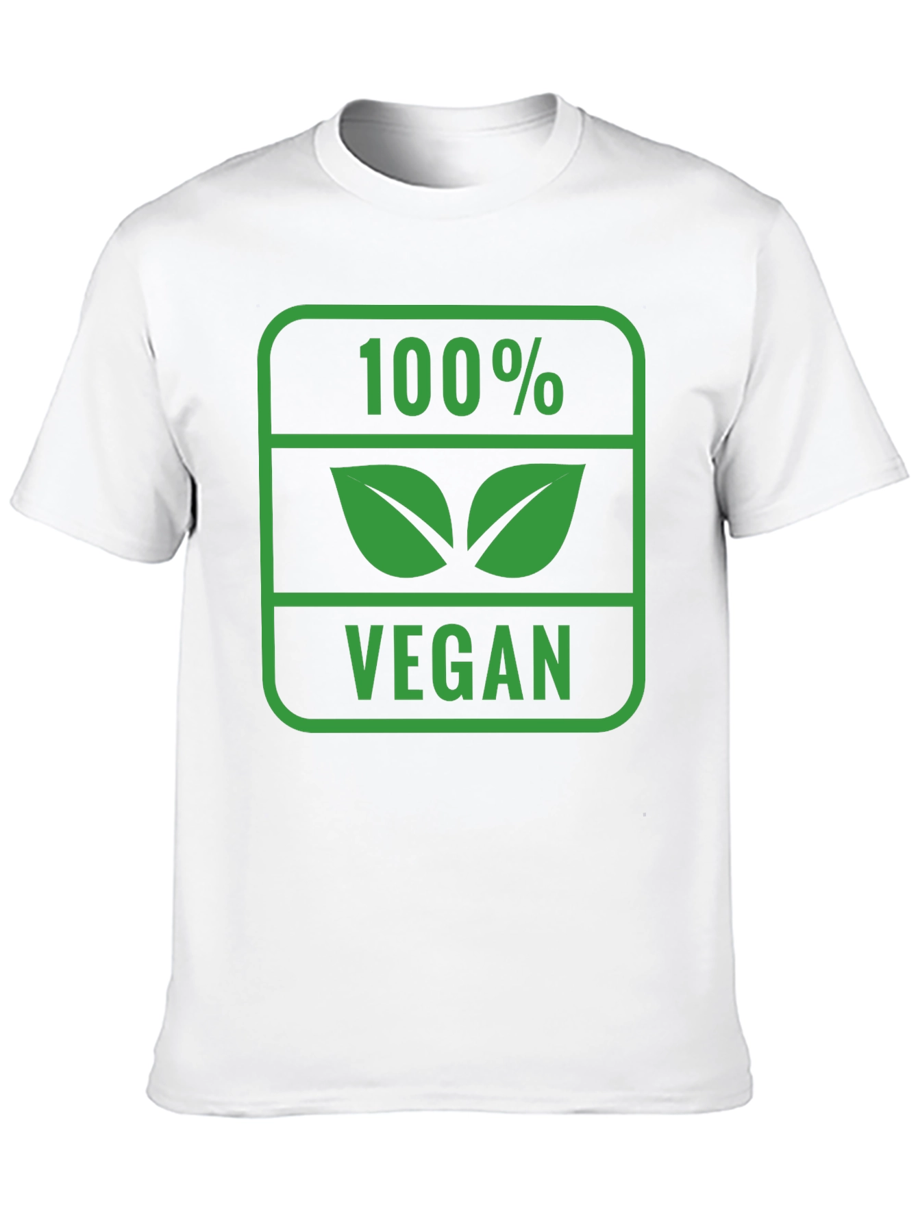 100% Vegan Graphic Tee - Black