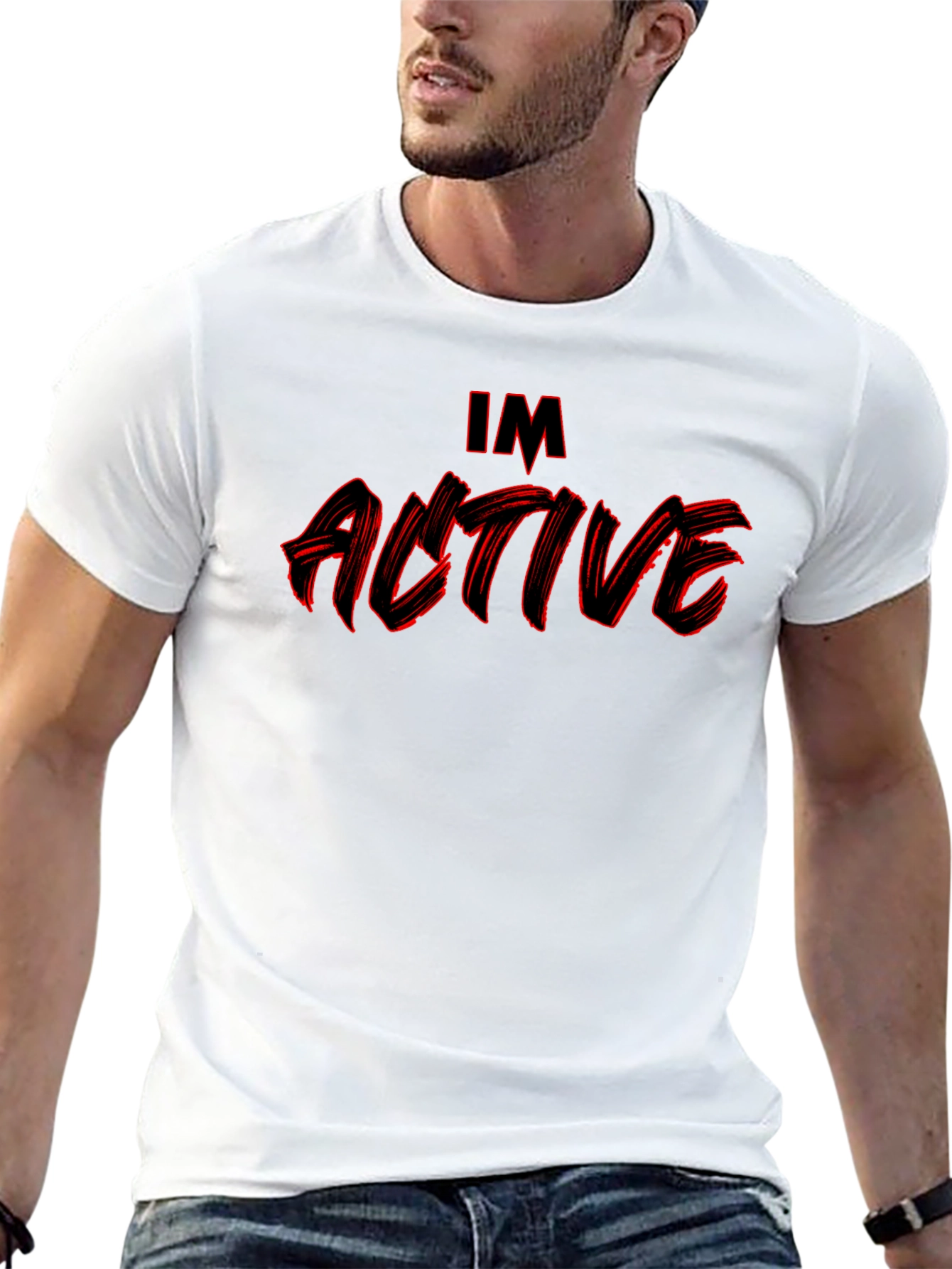 Im Active Graphic Tee - Bold Statement T-Shirt